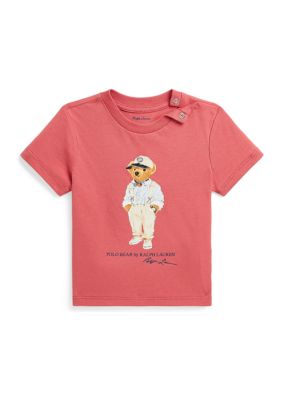 Ralph Lauren Childrenswear Baby Boys Polo Bear Cotton Jersey T-Shirt -  4100330320853828032