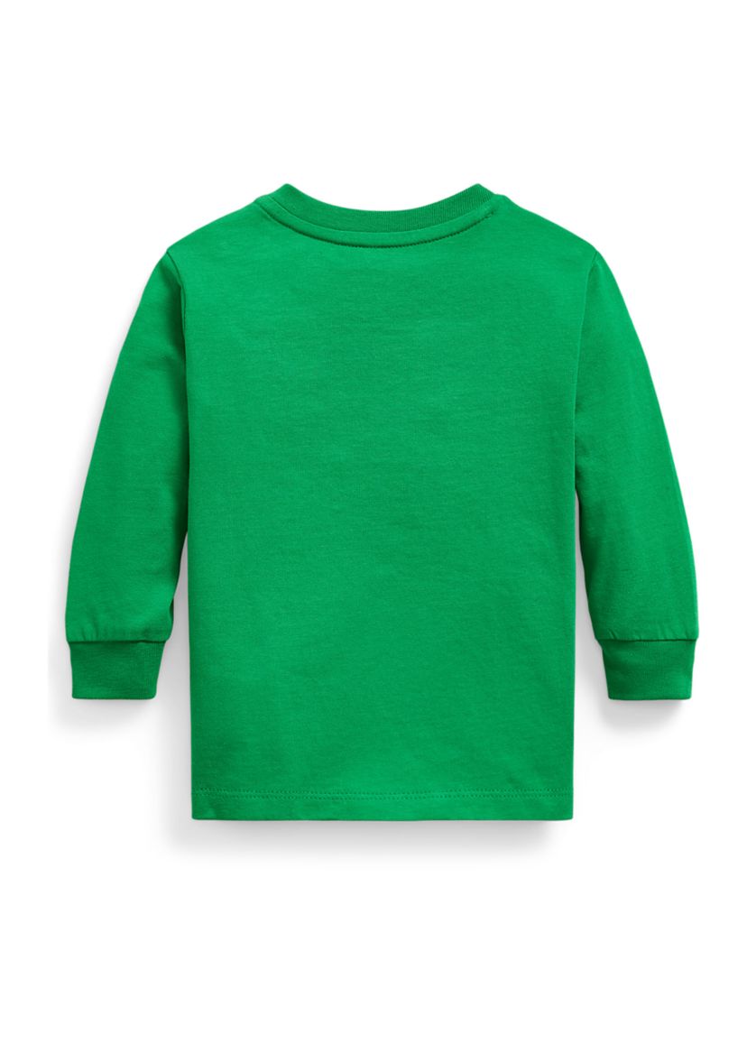Baby Boys Cotton Jersey Long Sleeve T-Shirt