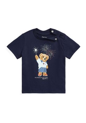 Ralph Lauren Childrenswear Baby Boys Polo Bear Cotton Jersey T-Shirt