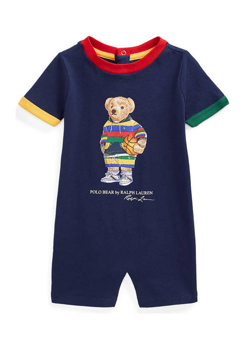 Ralph Lauren Childrenswear Baby Boys Polo Bear Cotton