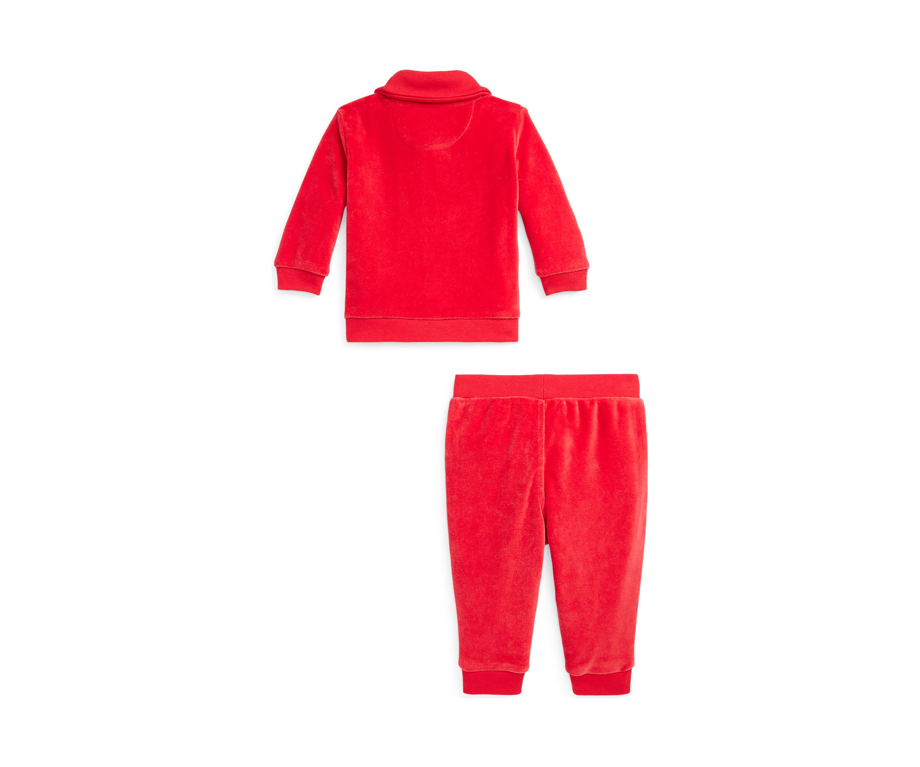 Baby Boys Velour Pullover and Pants Set