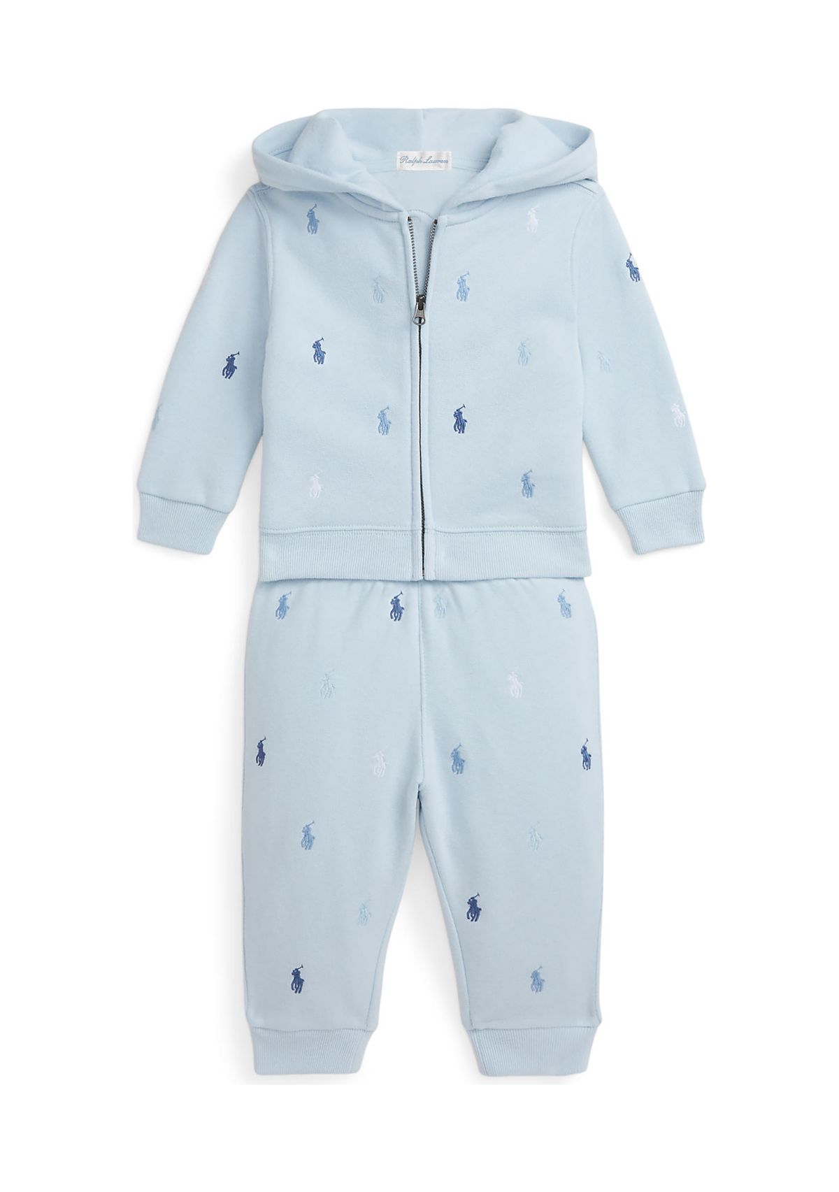 Baby Boys Polo Pony Fleece Hoodie & Pants Set