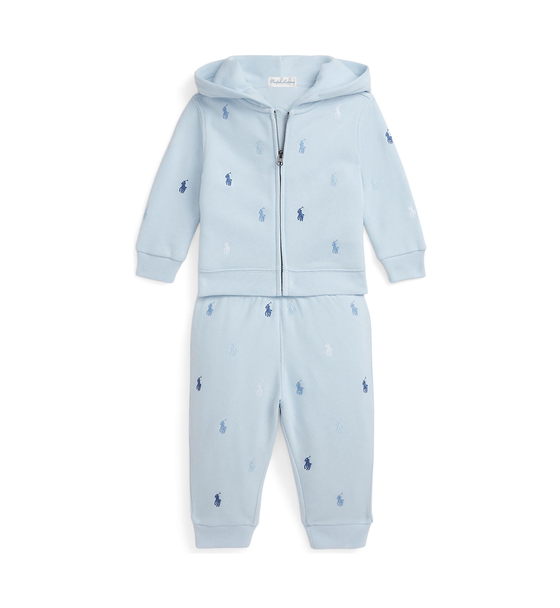 Baby Boys Polo Pony Fleece Hoodie & Pants Set