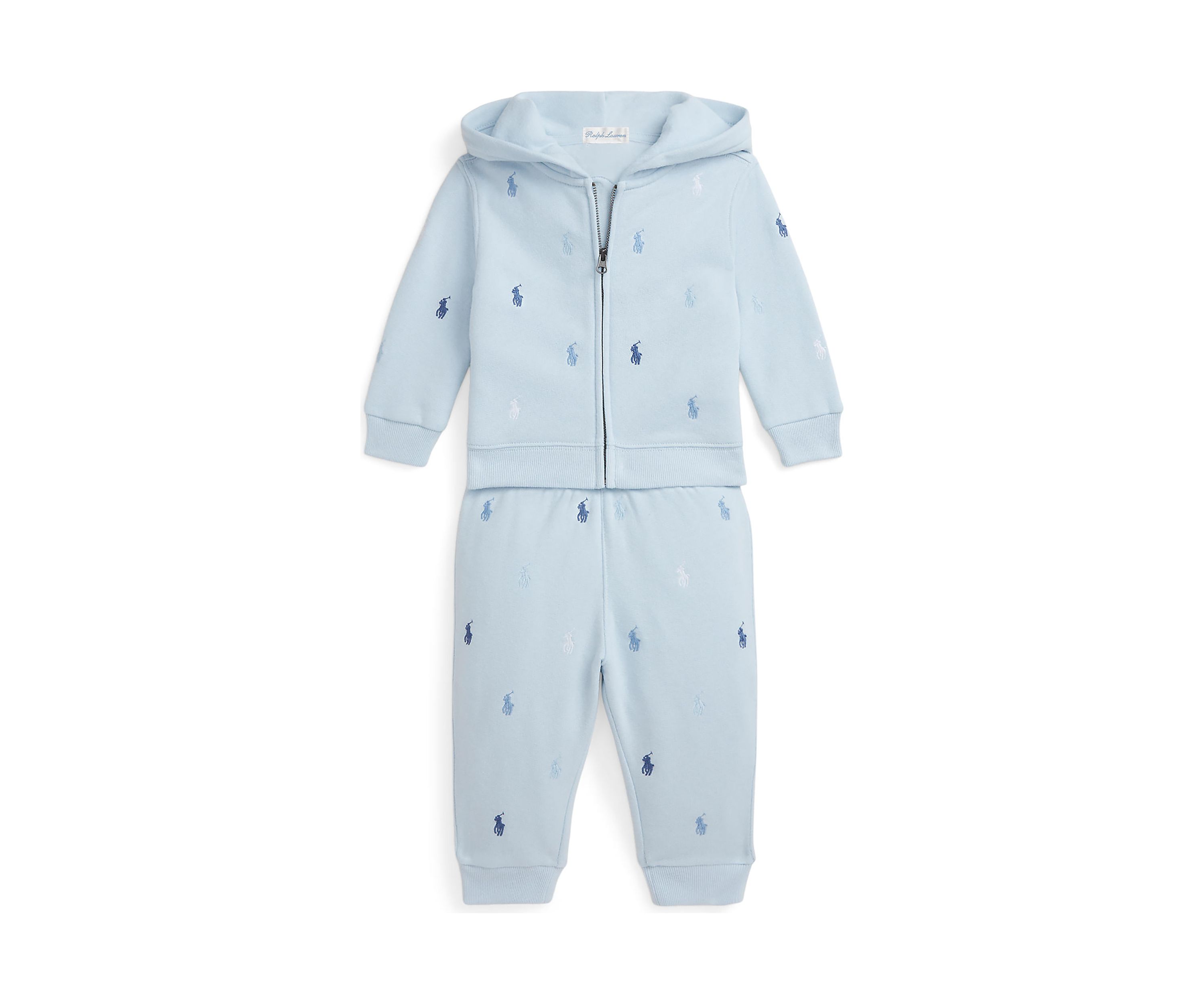 Baby Boys Polo Pony Fleece Hoodie & Pants Set