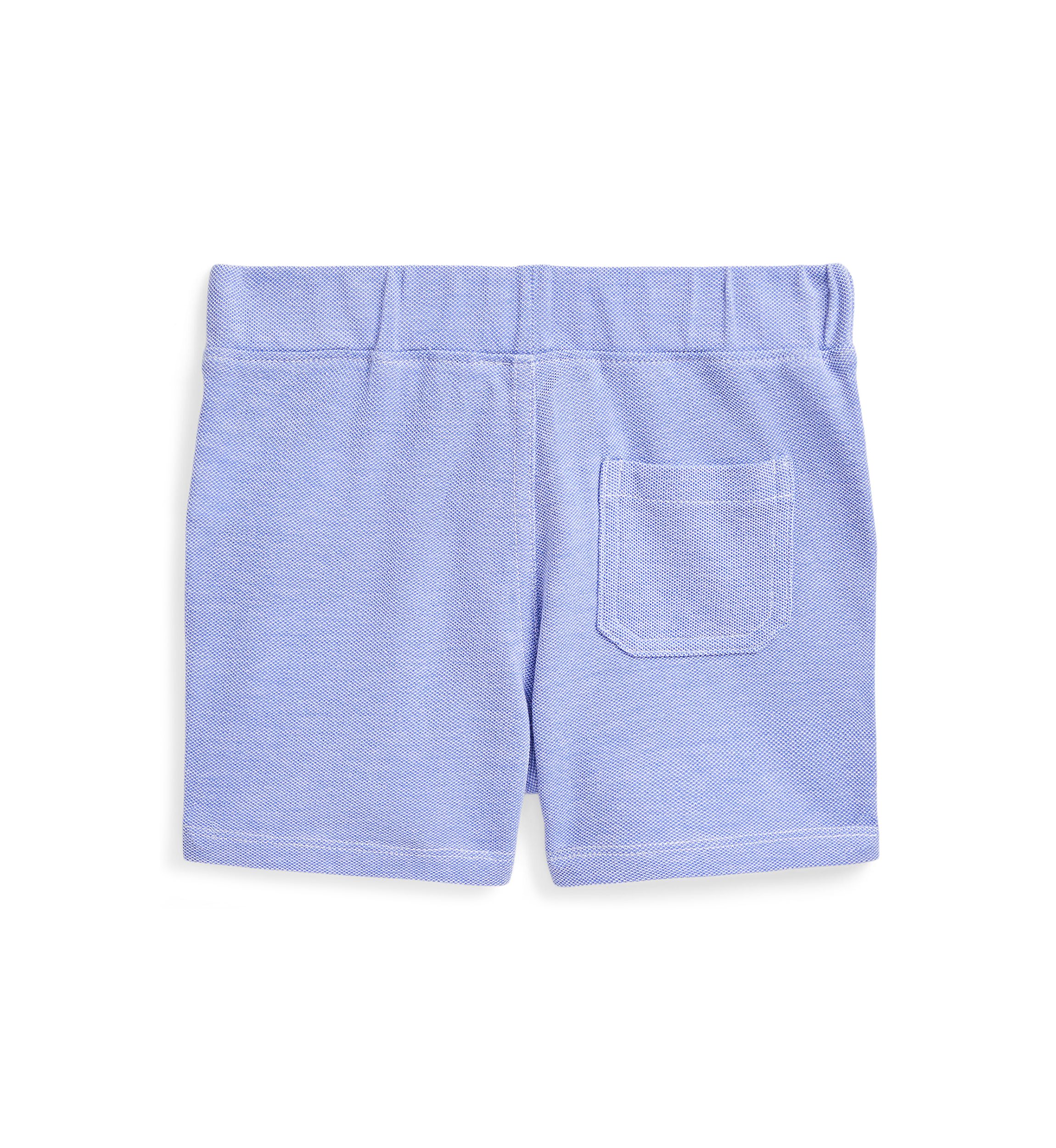 Baby Boys Knit Cotton Oxford Shorts