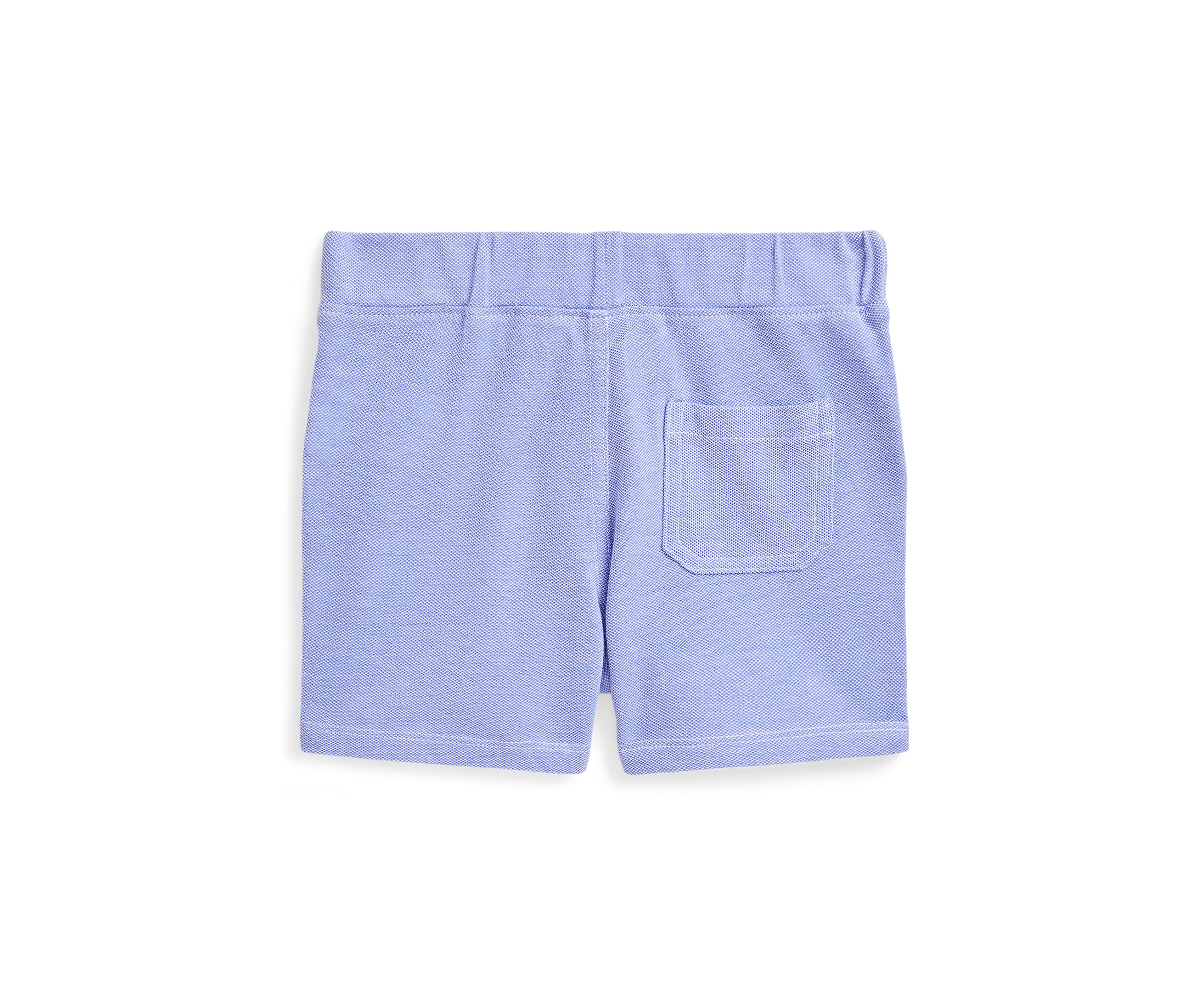 Baby Boys Knit Cotton Oxford Shorts
