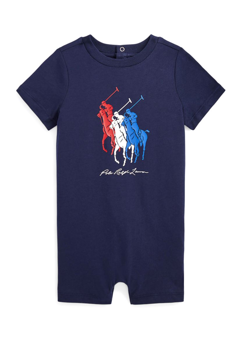 Baby Boys Big Pony Cotton Jersey Shortall
