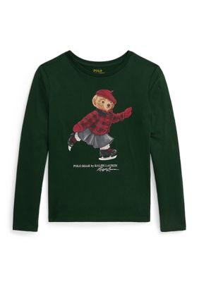 Ralph Lauren Childrenswear Baby Boys Waffle-Knit Cotton Long-Sleeve T-Shirt