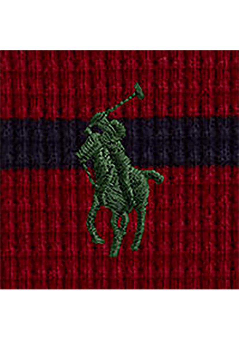 Baby Boys Striped Waffle Cotton Long-Sleeve Tee