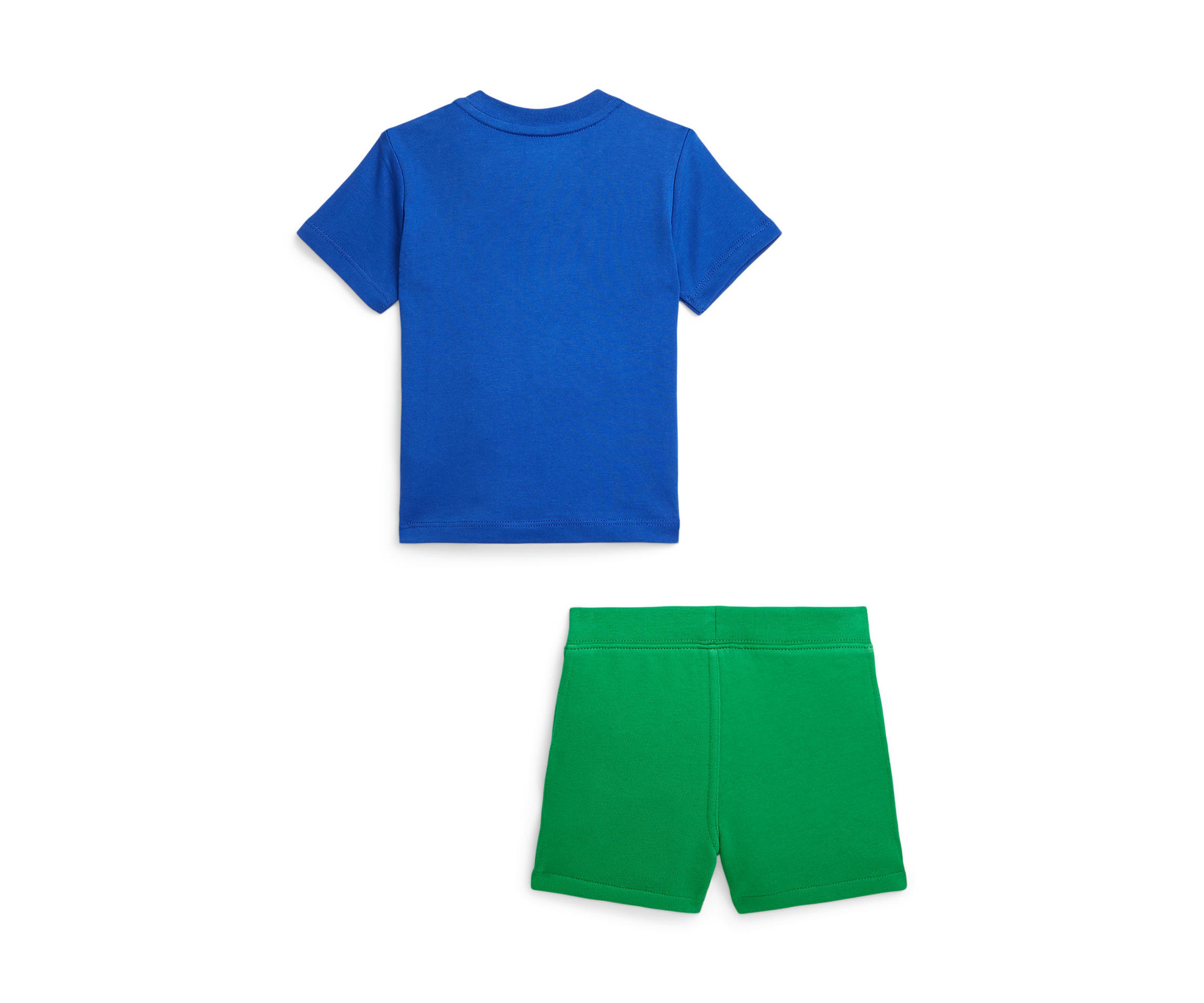 Baby Boys Big Pony Cotton Tee & Fleece Short Set