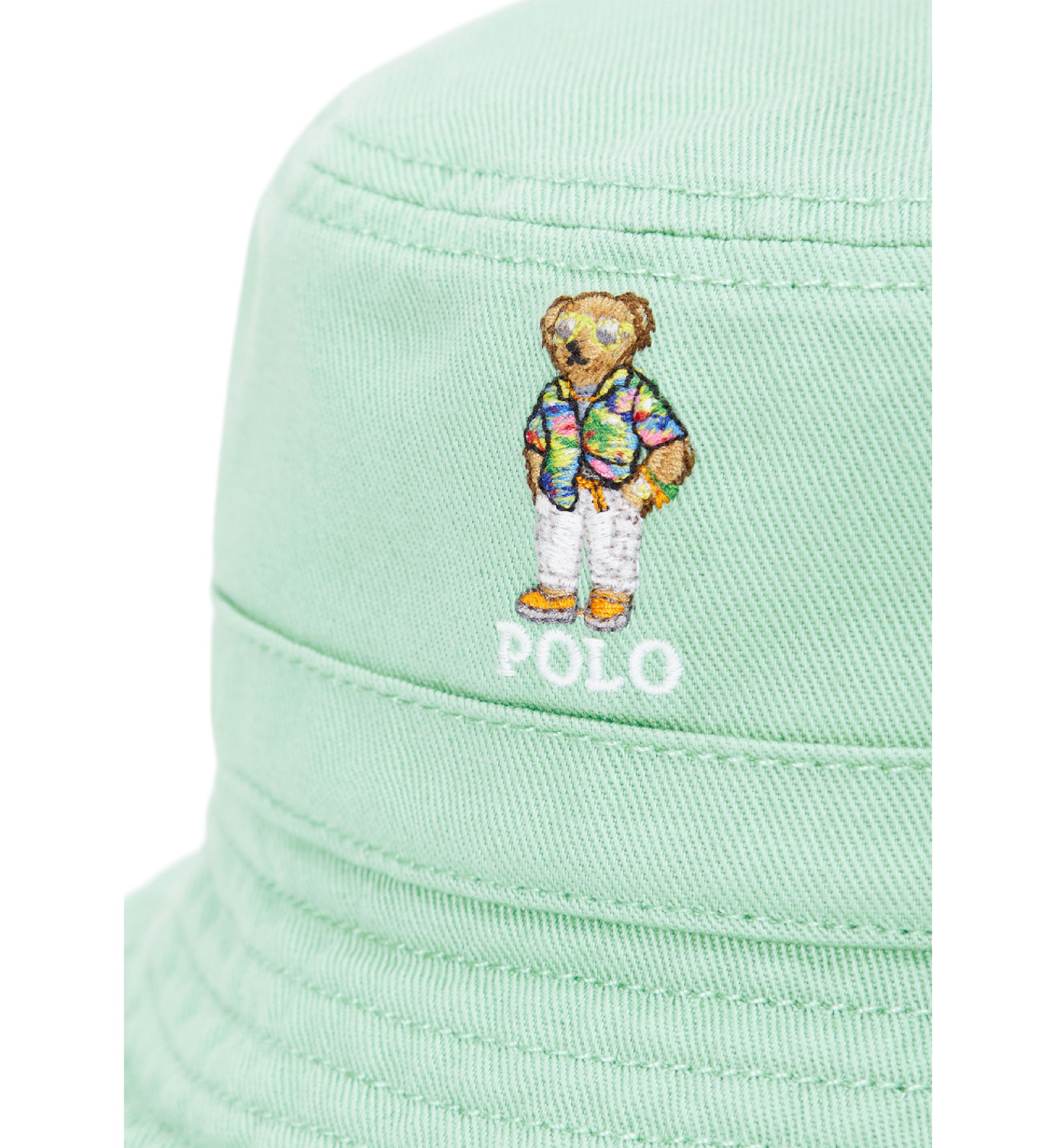 Baby Boys Polo Bear Cotton Twill Bucket Hat