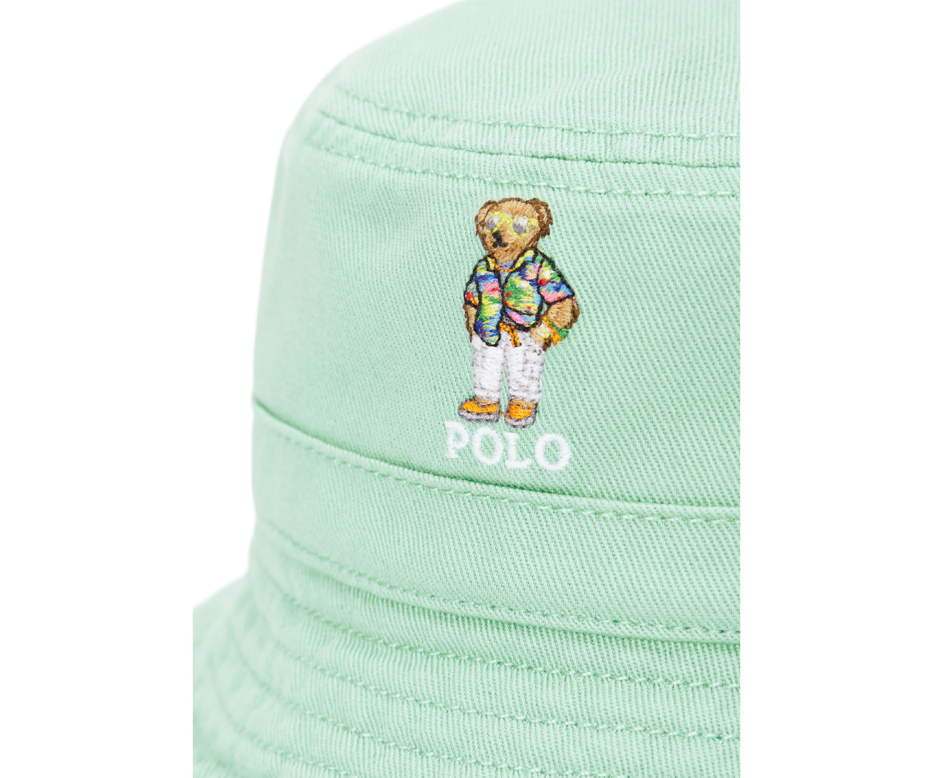 Baby Boys Polo Bear Cotton Twill Bucket Hat