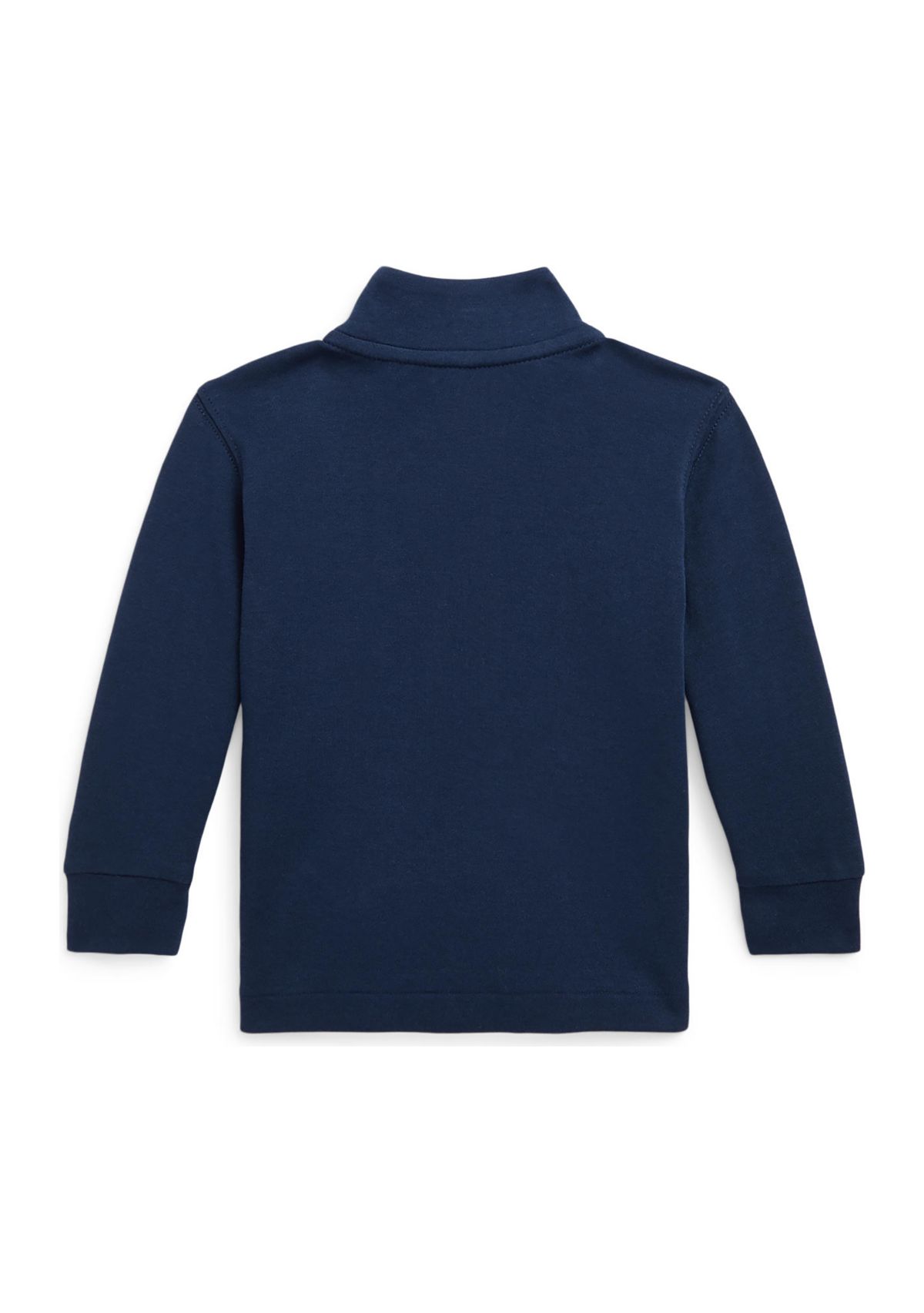 Baby Boys Cotton Interlock Quarter-Zip Pullover