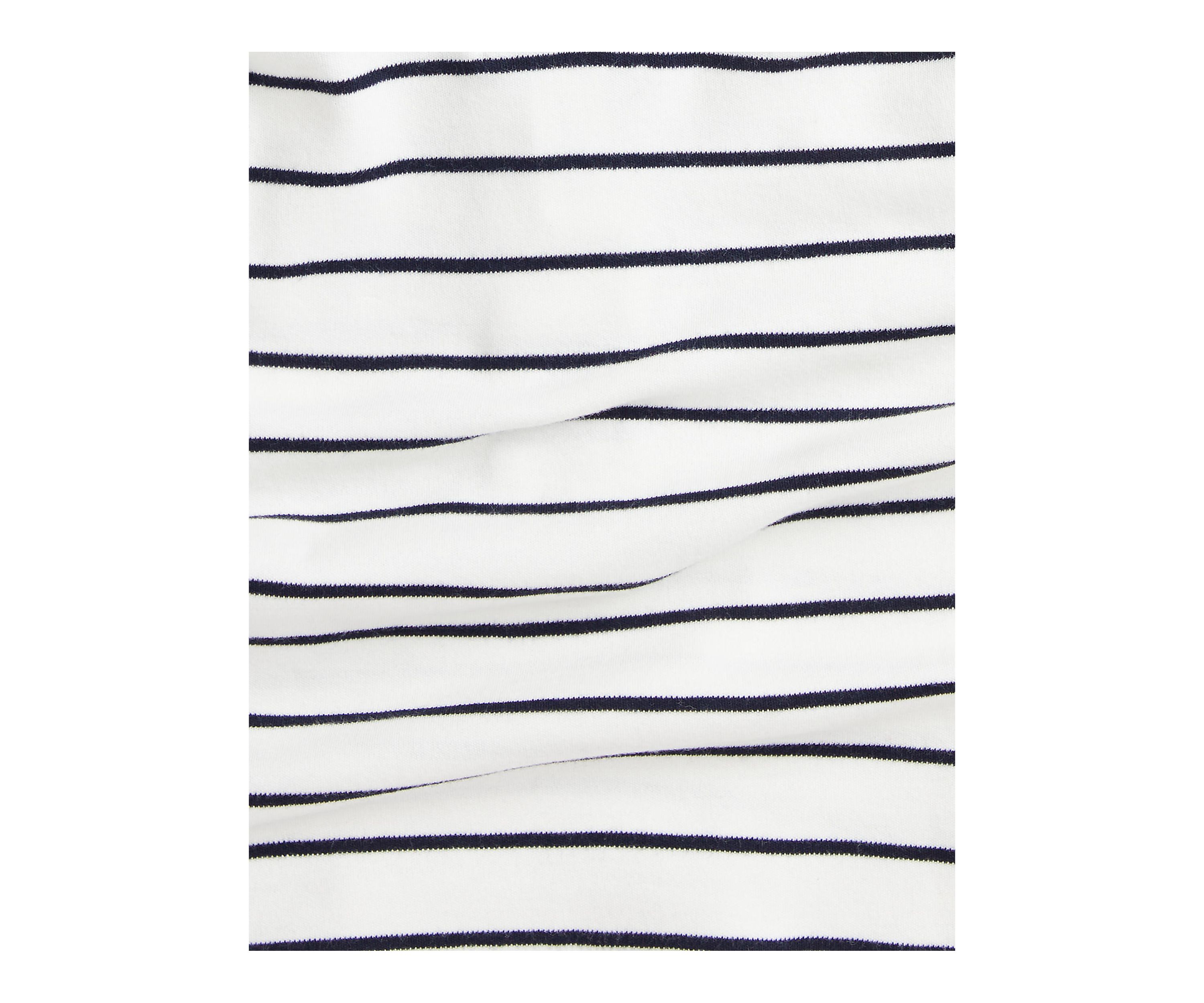 Baby Boys Striped Cotton 1/4 Zip Pullover
