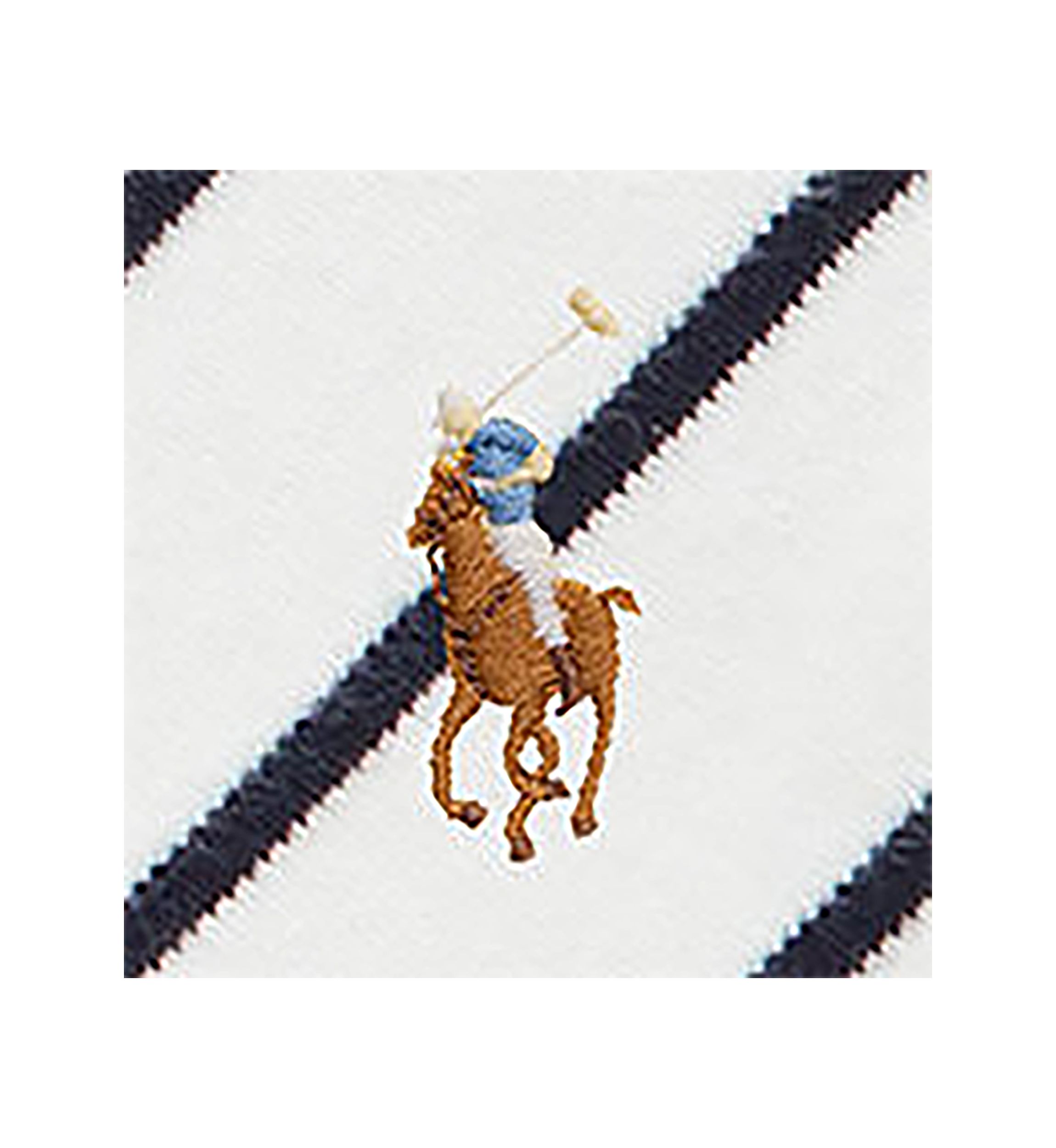 Baby Boys Striped Cotton 1/4 Zip Pullover