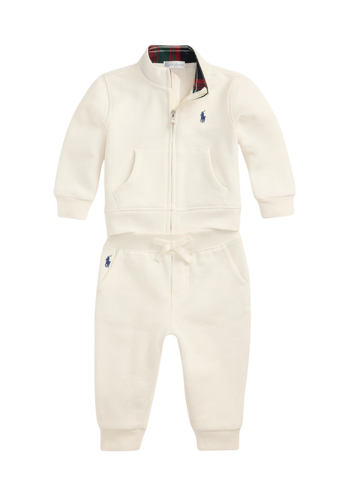 Baby Boys Fleece Mock Neck Set