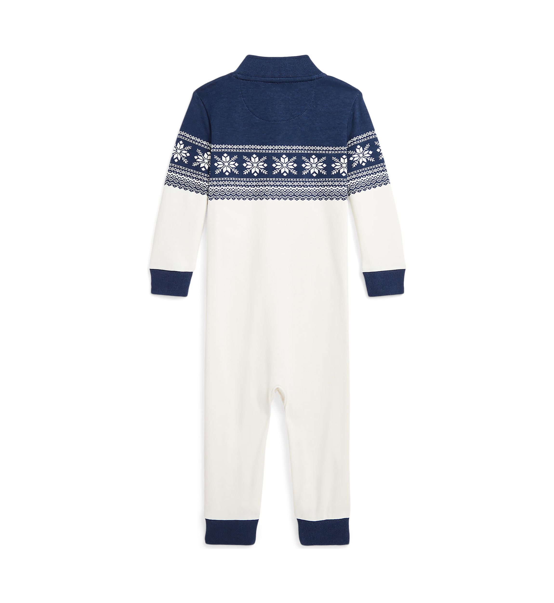 Baby Boys Snowflake Cotton Interlock Coverall