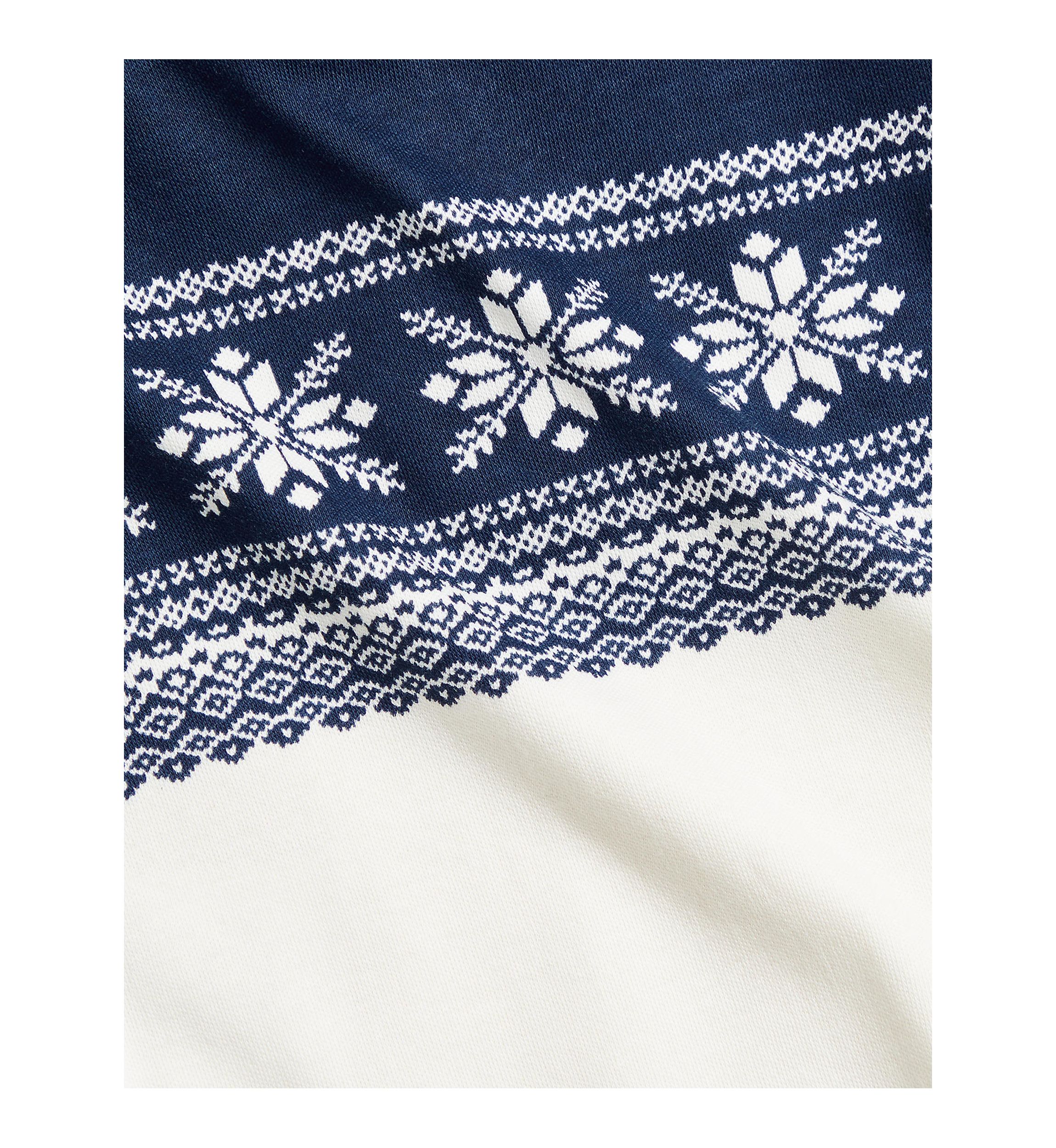 Baby Boys Snowflake Cotton Interlock Coverall