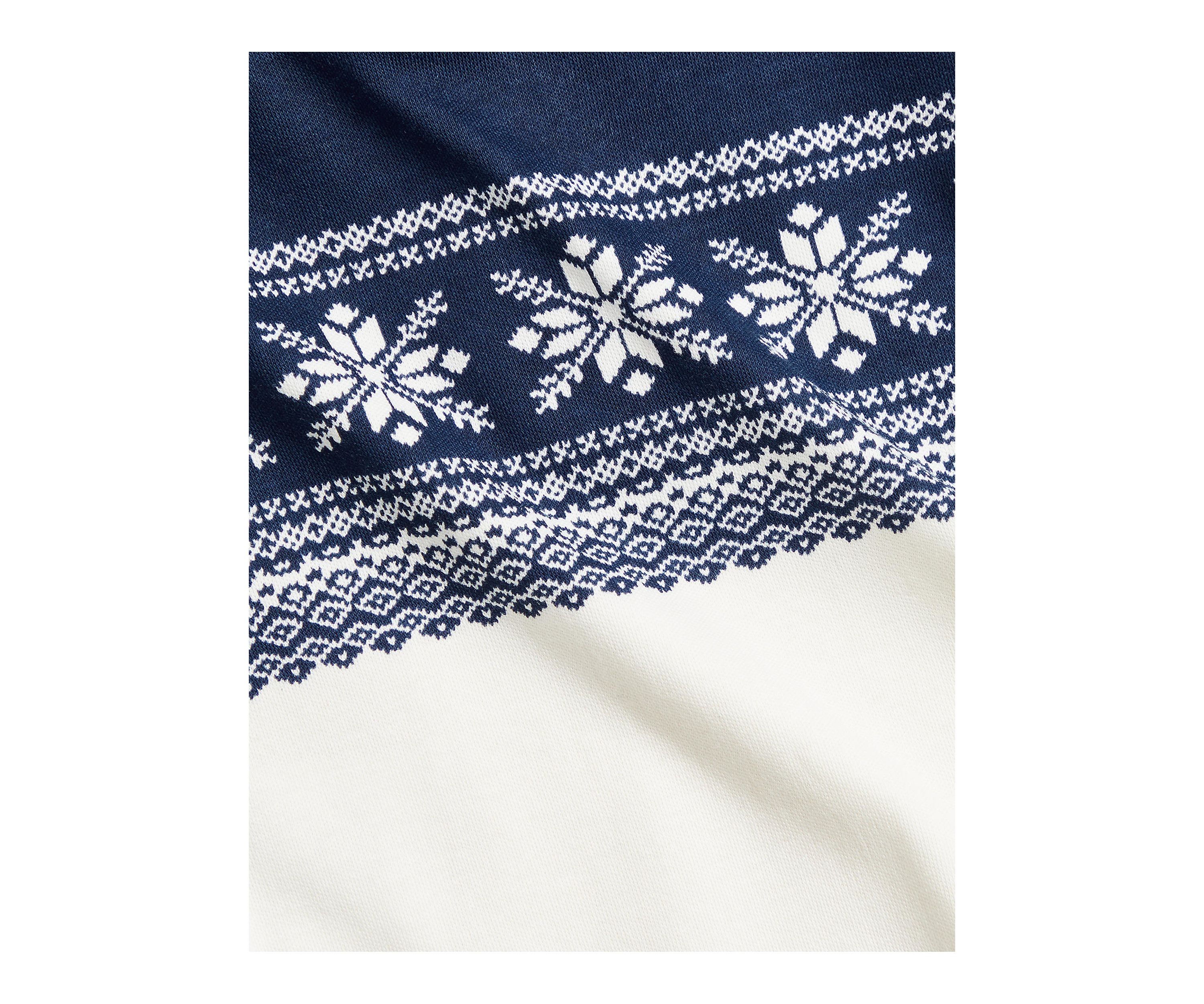 Baby Boys Snowflake Cotton Interlock Coverall