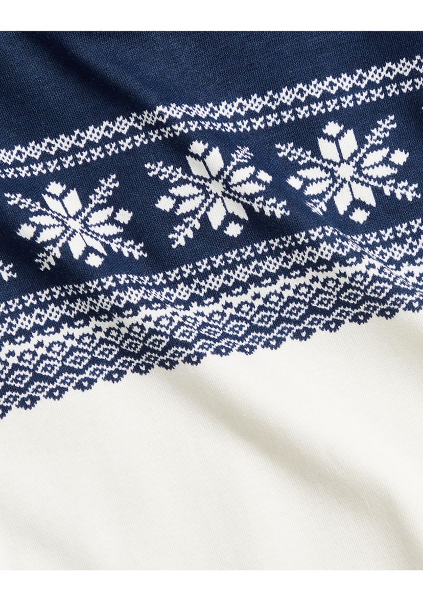 Baby Boys Snowflake Cotton Interlock Coverall