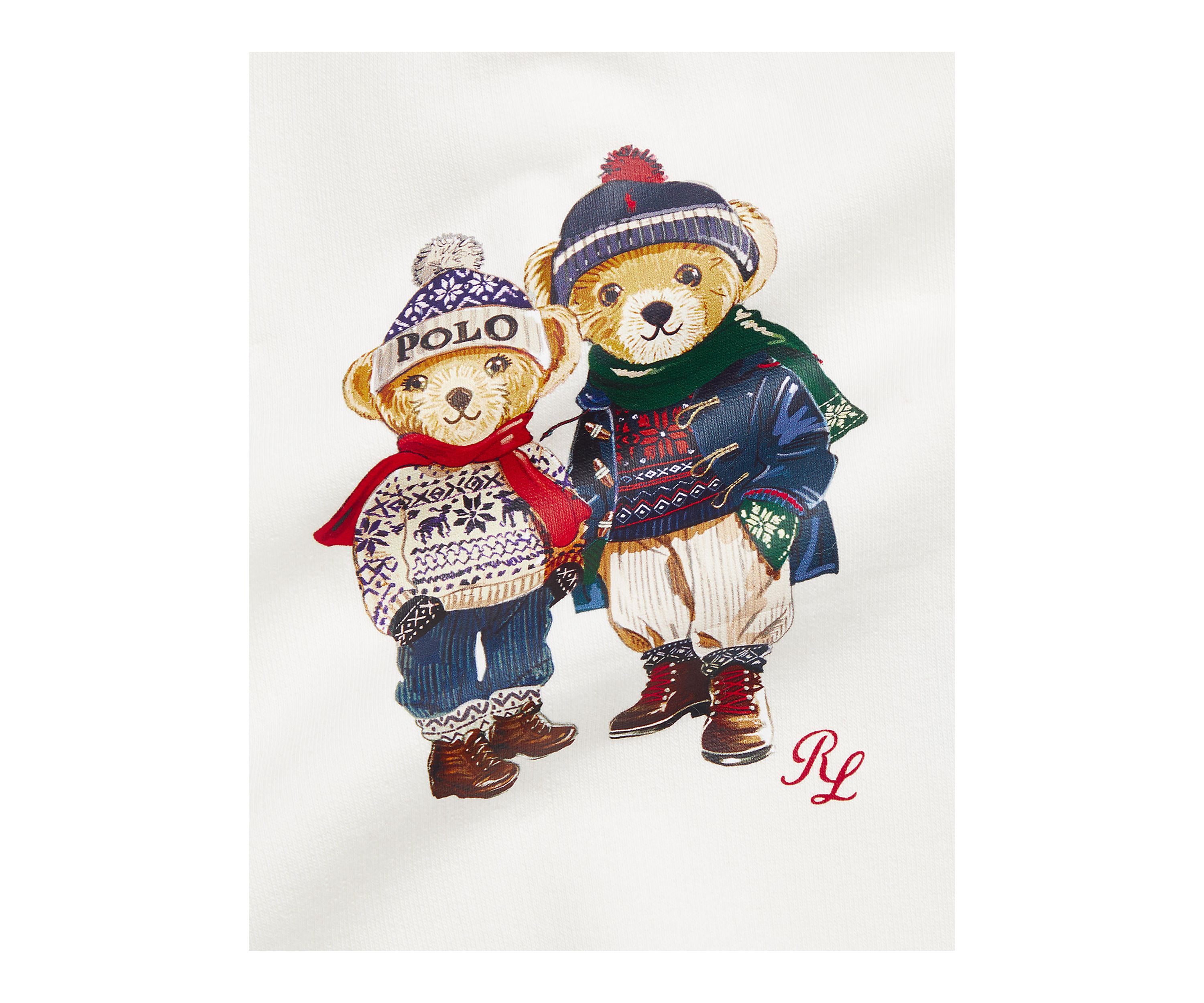 Baby Boys Polo Bear Fleece Coverall