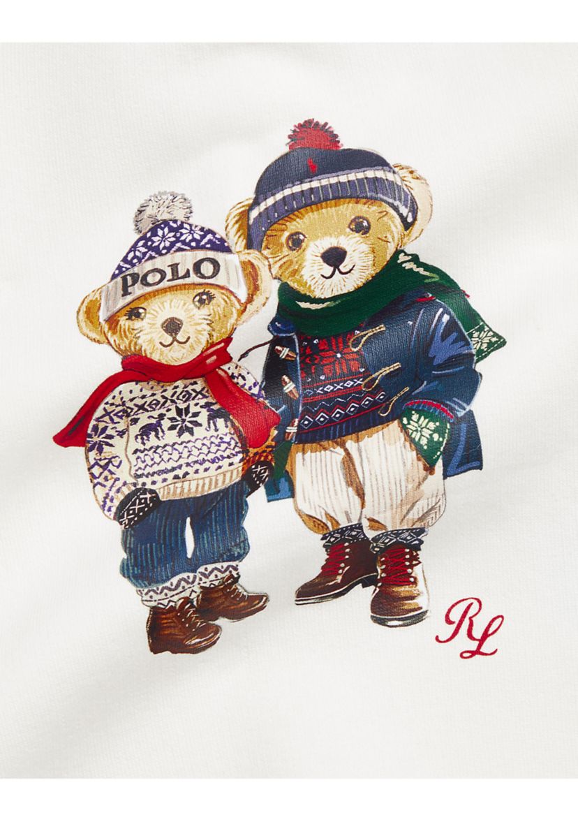 Baby Boys Polo Bear Fleece Coverall