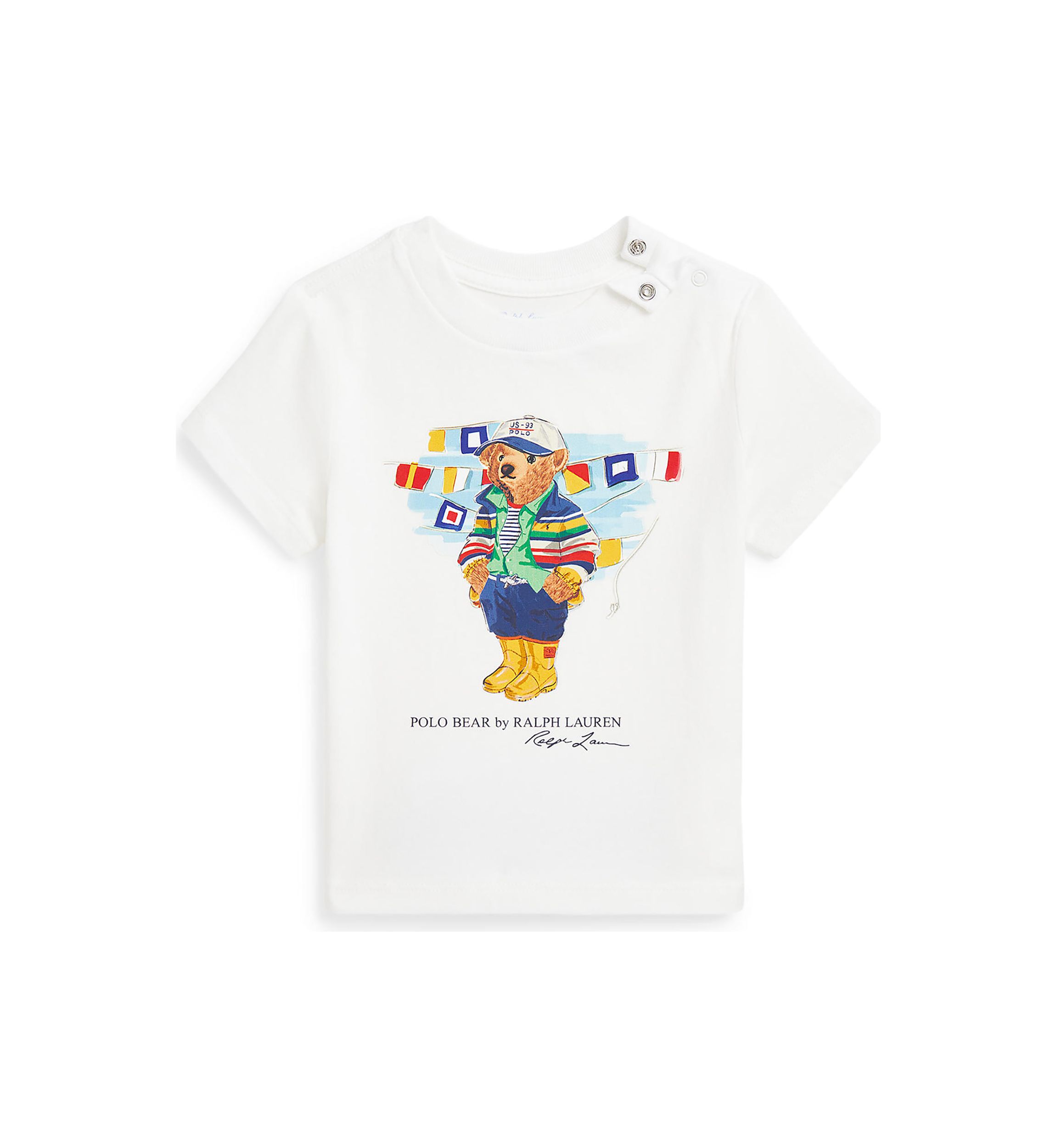 Baby Boys Polo Bear Cotton Jersey T-Shirt