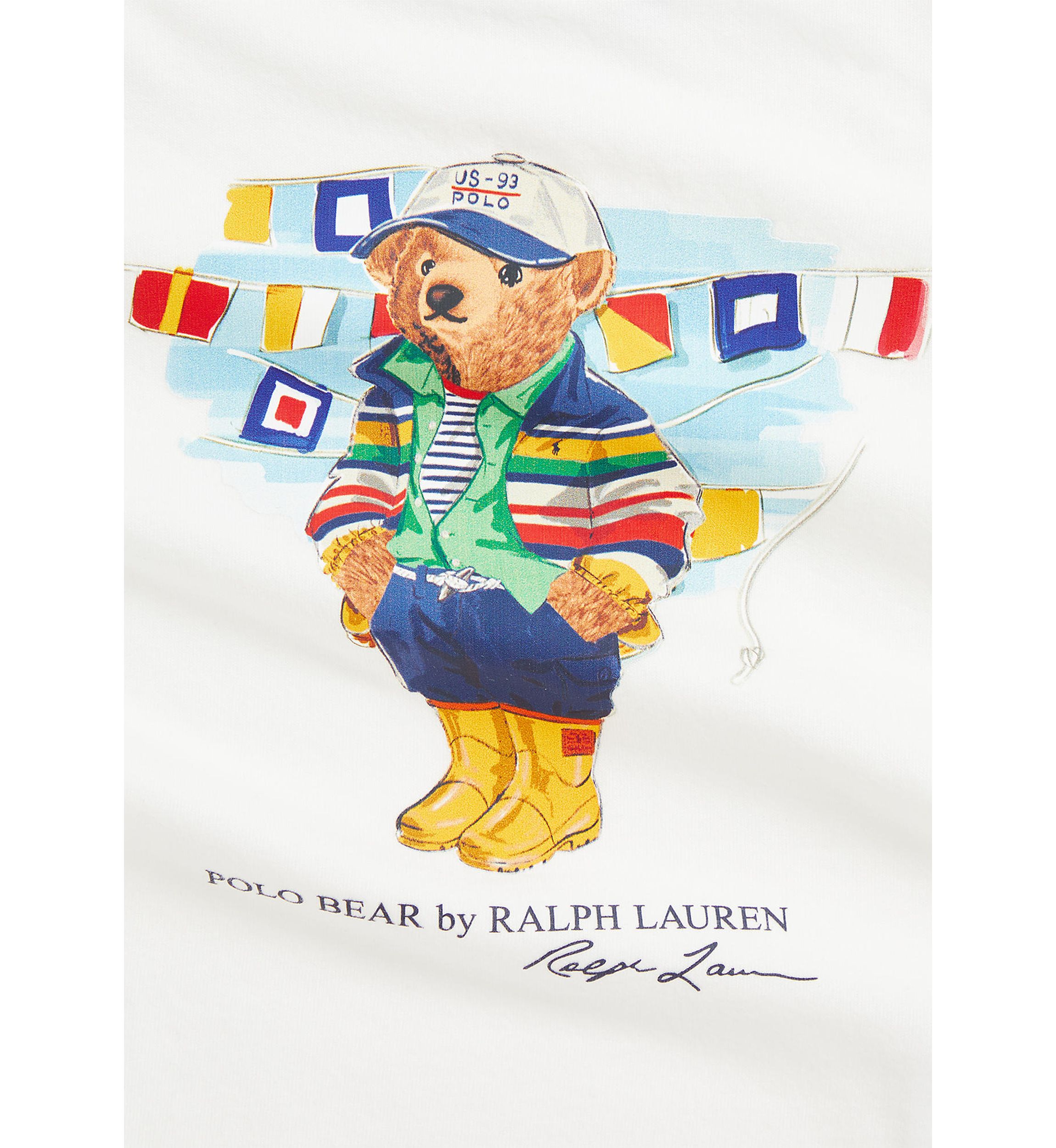 Baby Boys Polo Bear Cotton Jersey T-Shirt