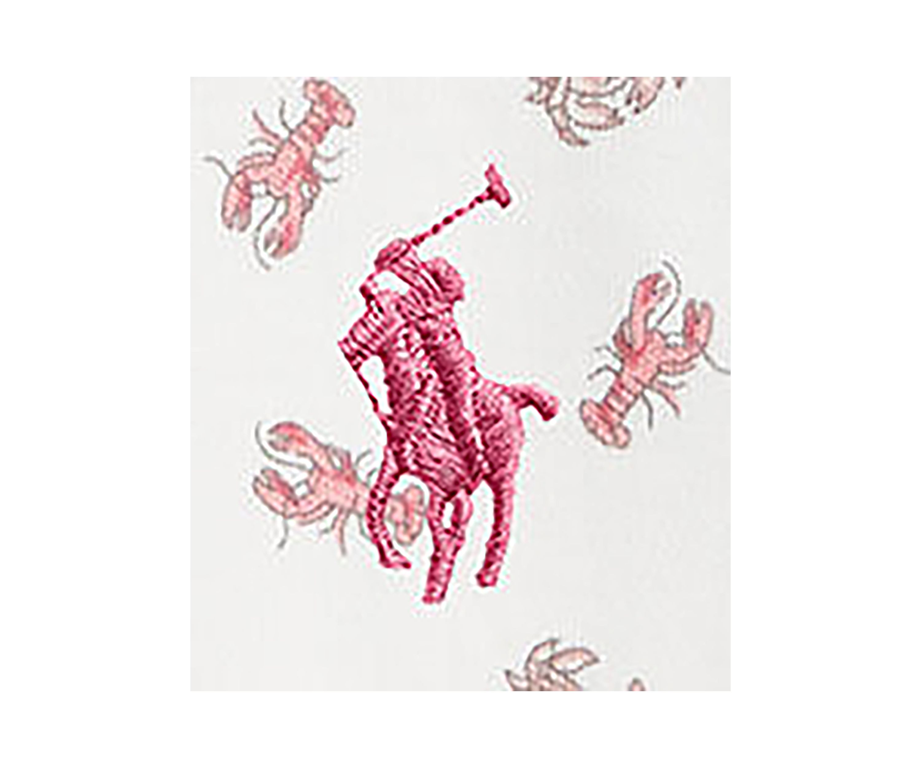 Baby Boys Crab Print Soft Cotton Polo Shortall