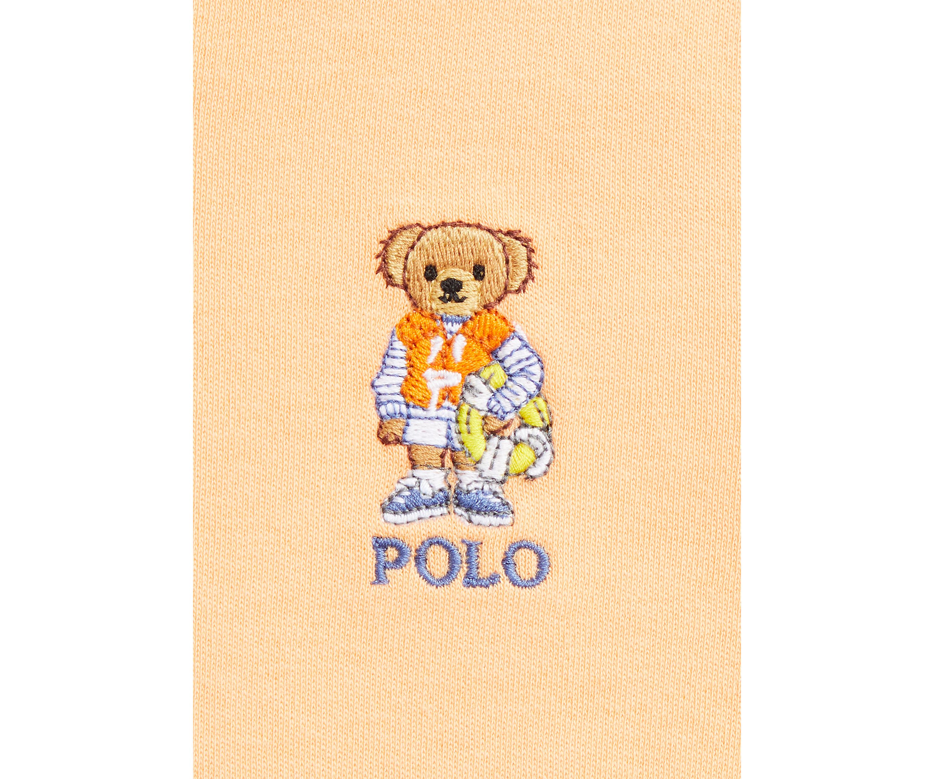 Baby Boys Polo Bear Henley Shirt & Mesh Shorts Set