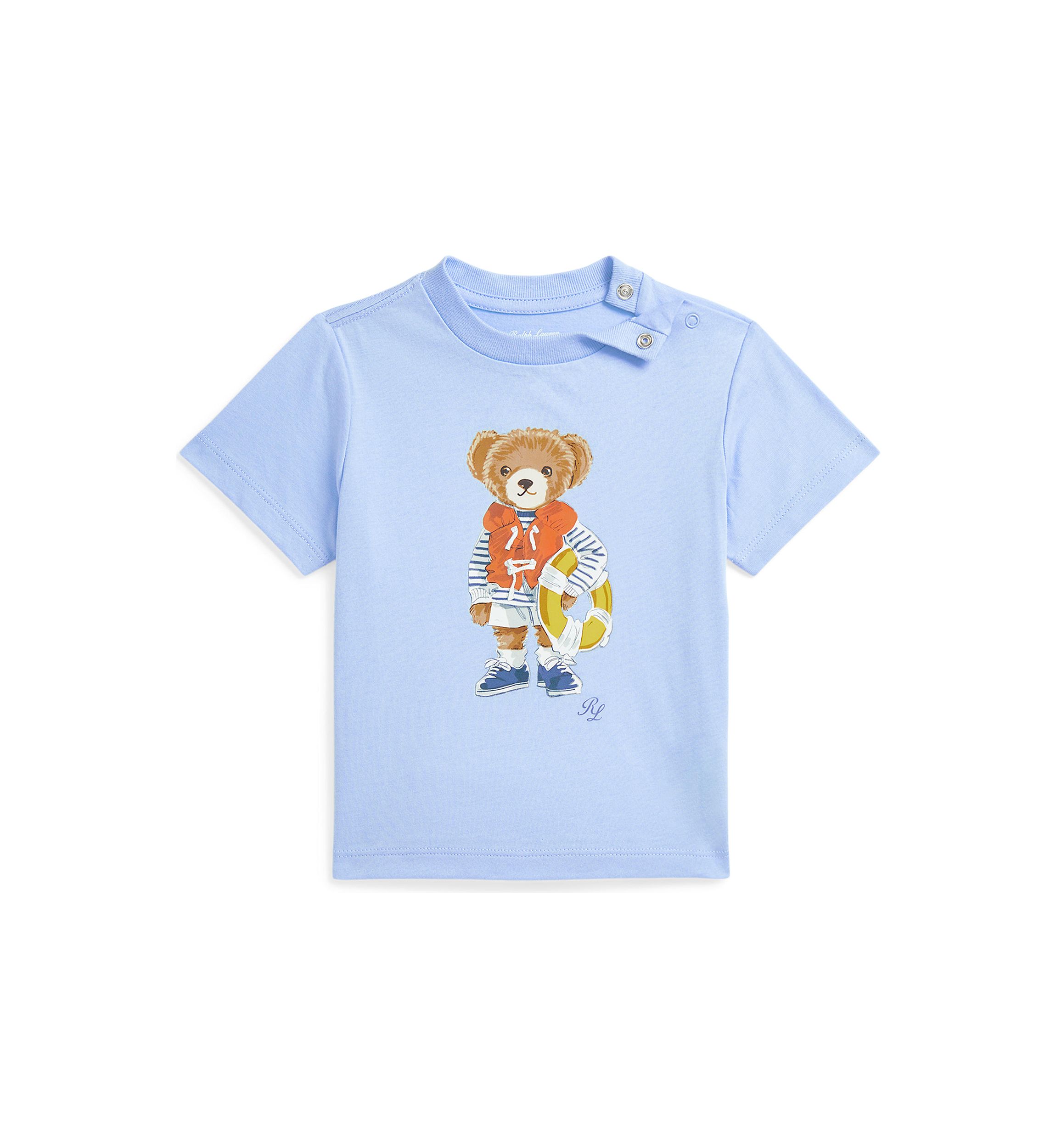 Baby Boys Polo Bear Cotton Jersey T-Shirt