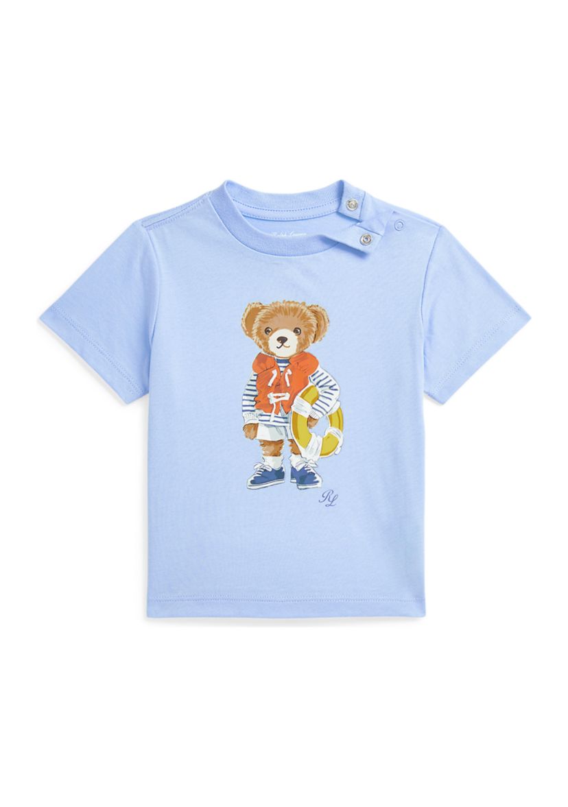 Baby Boys Polo Bear Cotton Jersey T-Shirt