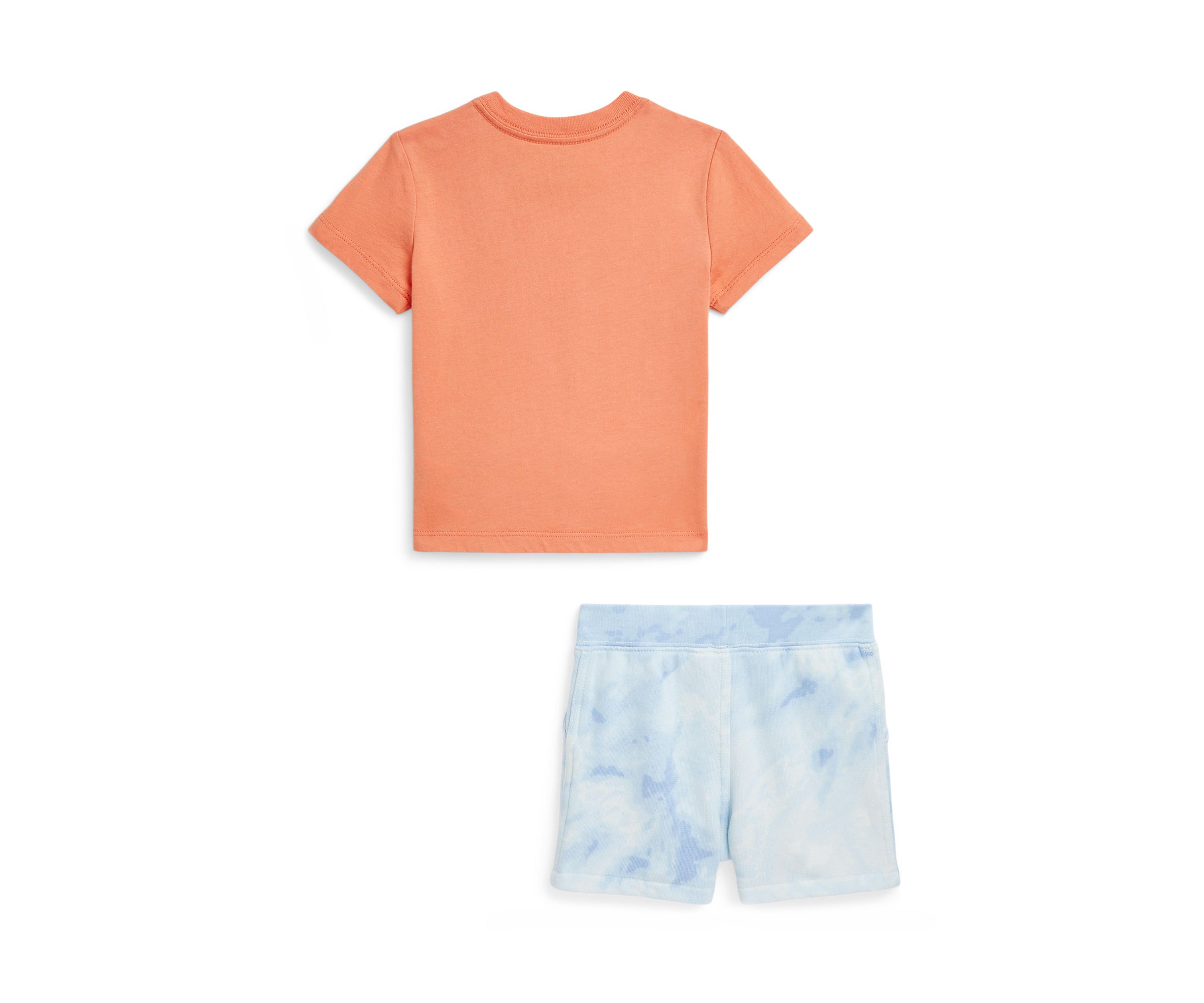 Baby Boys Polo Bear Jersey T-Shirt & Terry Shorts Set