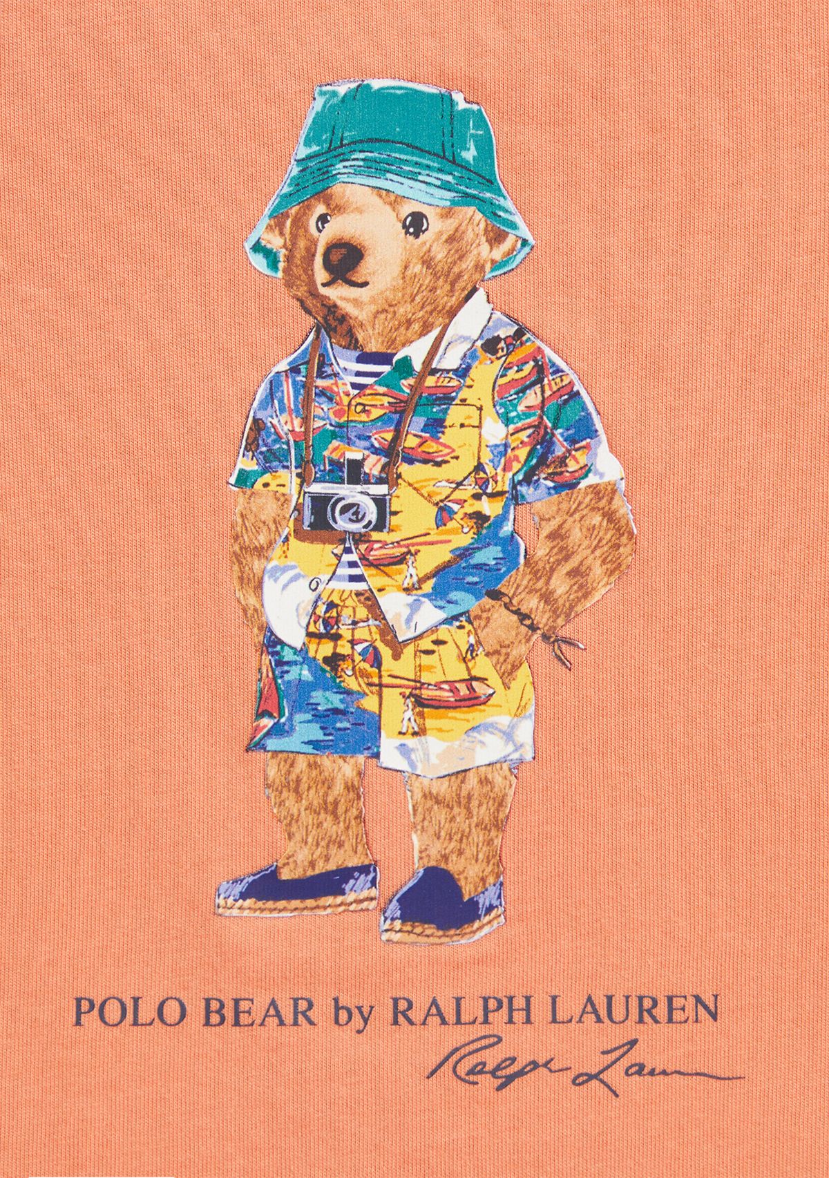 Baby Boys Polo Bear Jersey T-Shirt & Terry Shorts Set