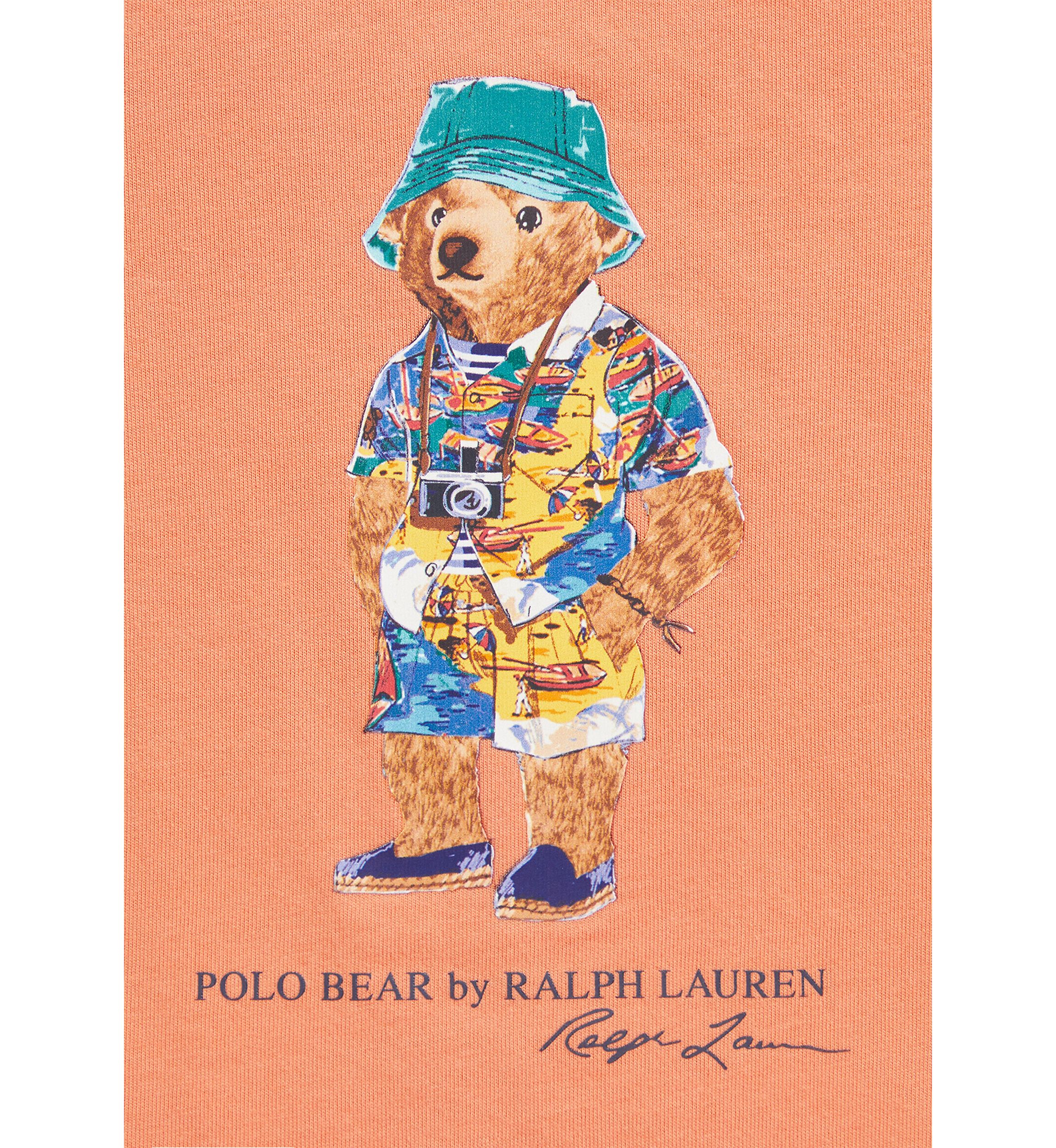 Baby Boys Polo Bear Jersey T-Shirt & Terry Shorts Set
