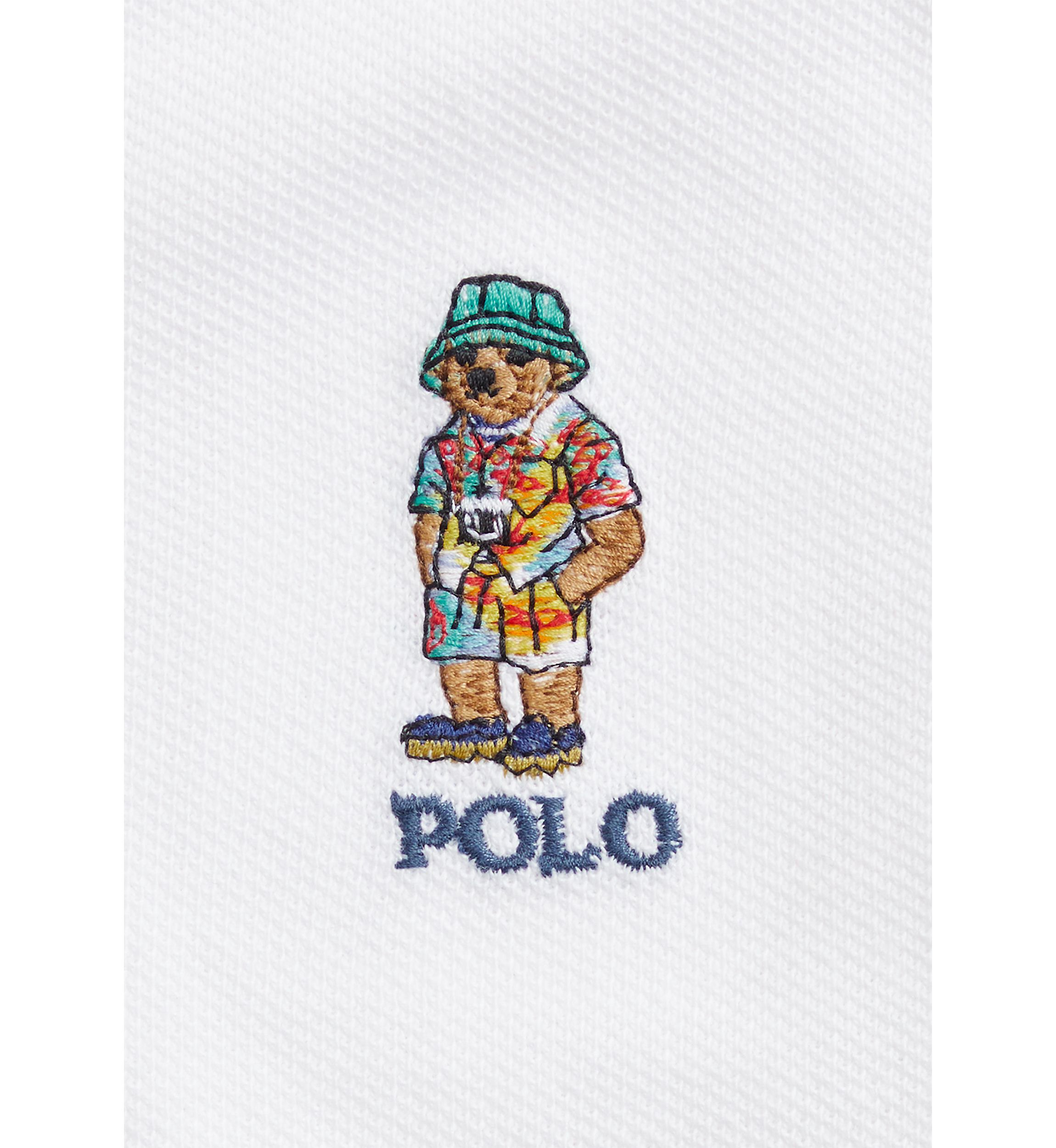 Baby Boys Bear Cotton Polo Shirt & Chino Short Set