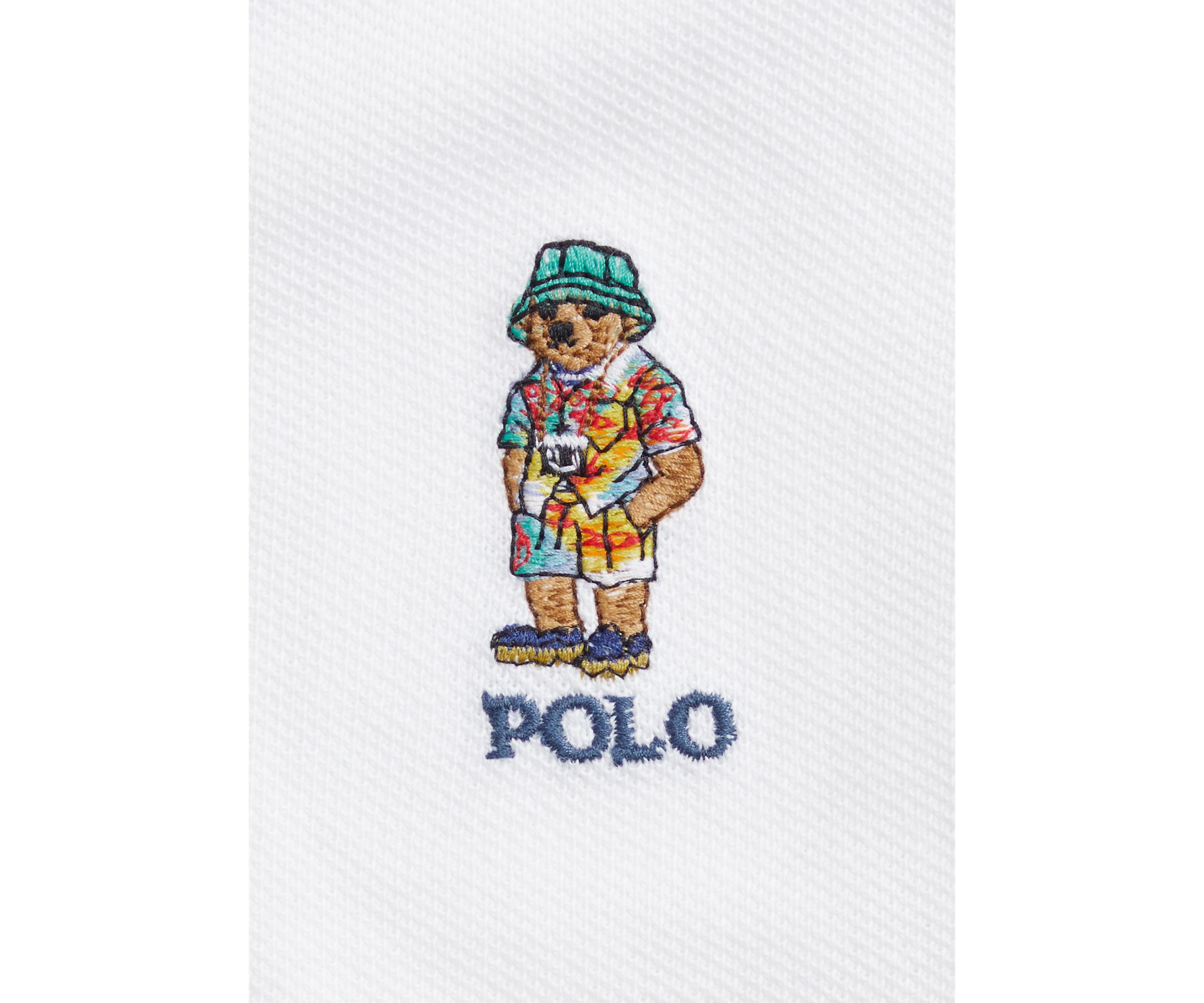 Baby Boys Bear Cotton Polo Shirt & Chino Short Set