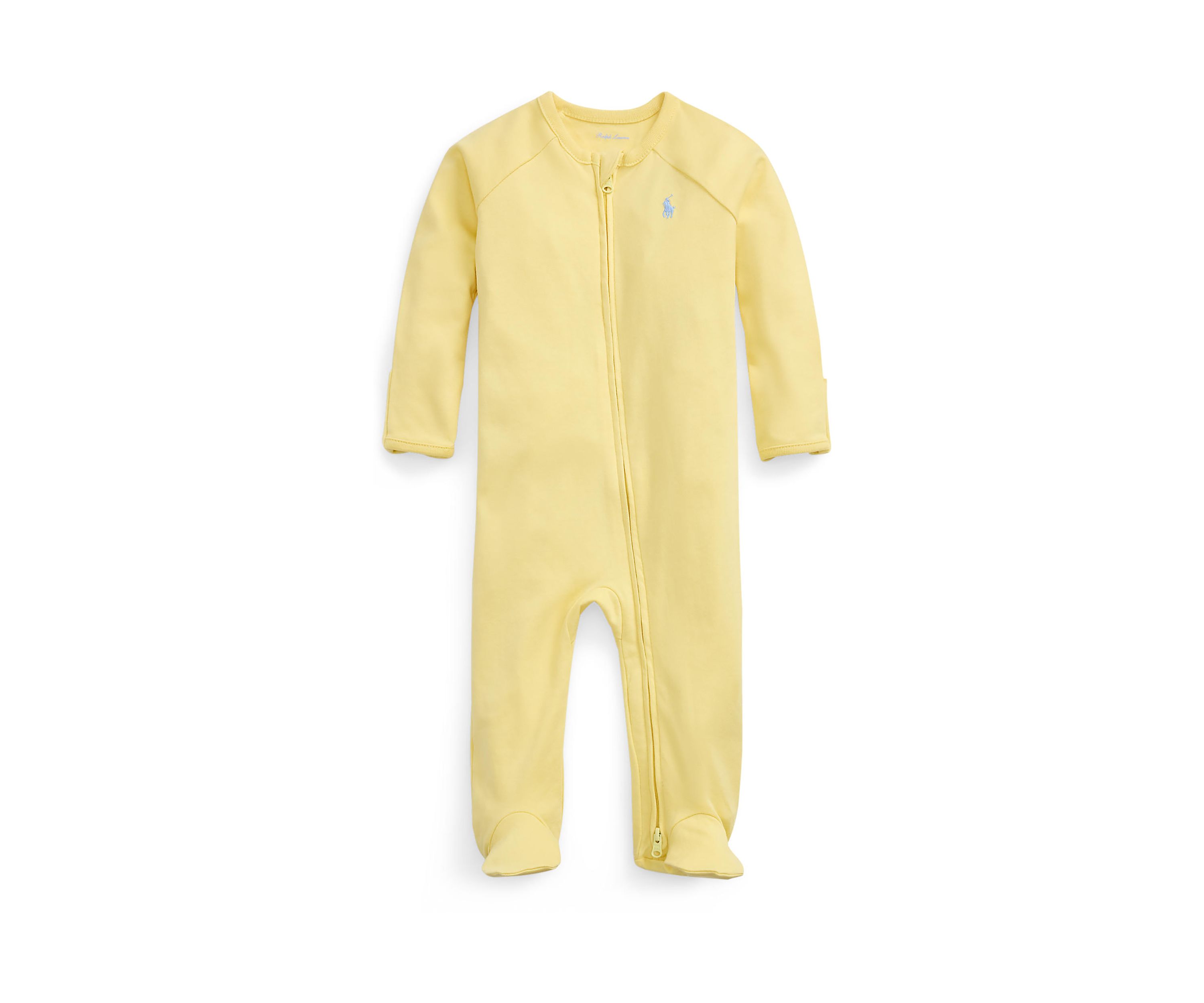 Baby Boys Cotton Interlock Footed Coverall