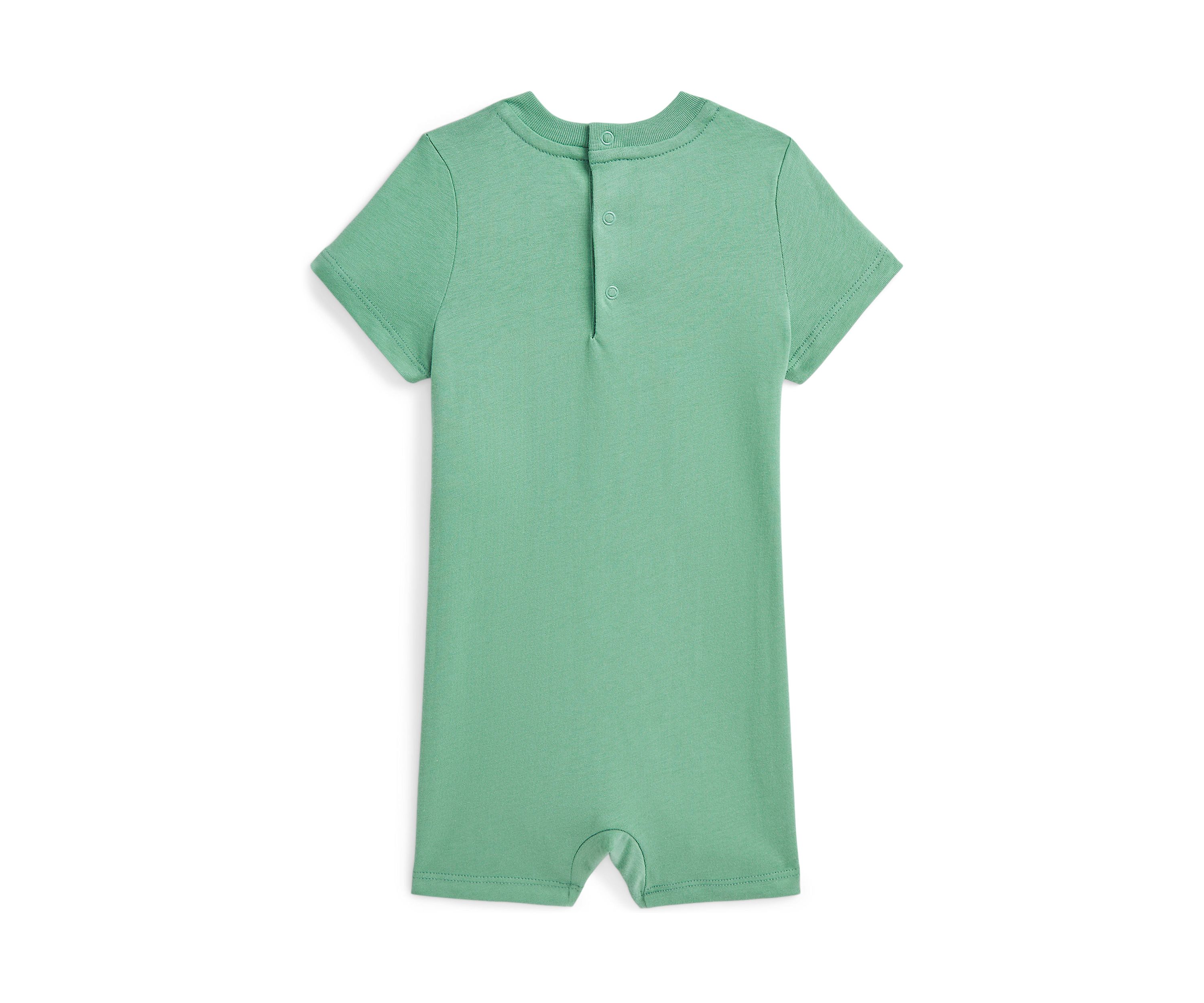 Baby Boys Polo Bear Cotton Jersey Shortall