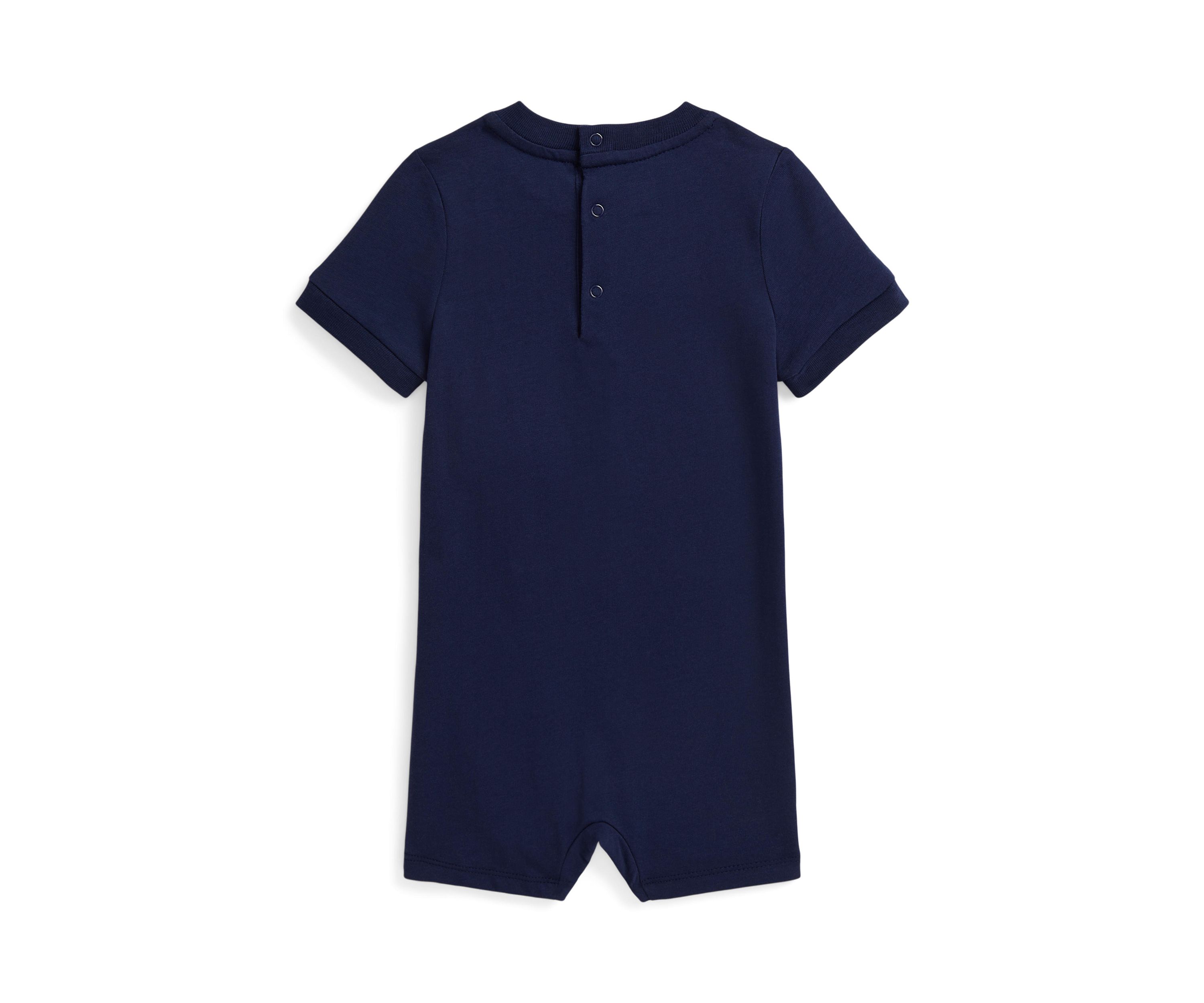 Baby Boys Polo Bear Cotton Jersey Shortall