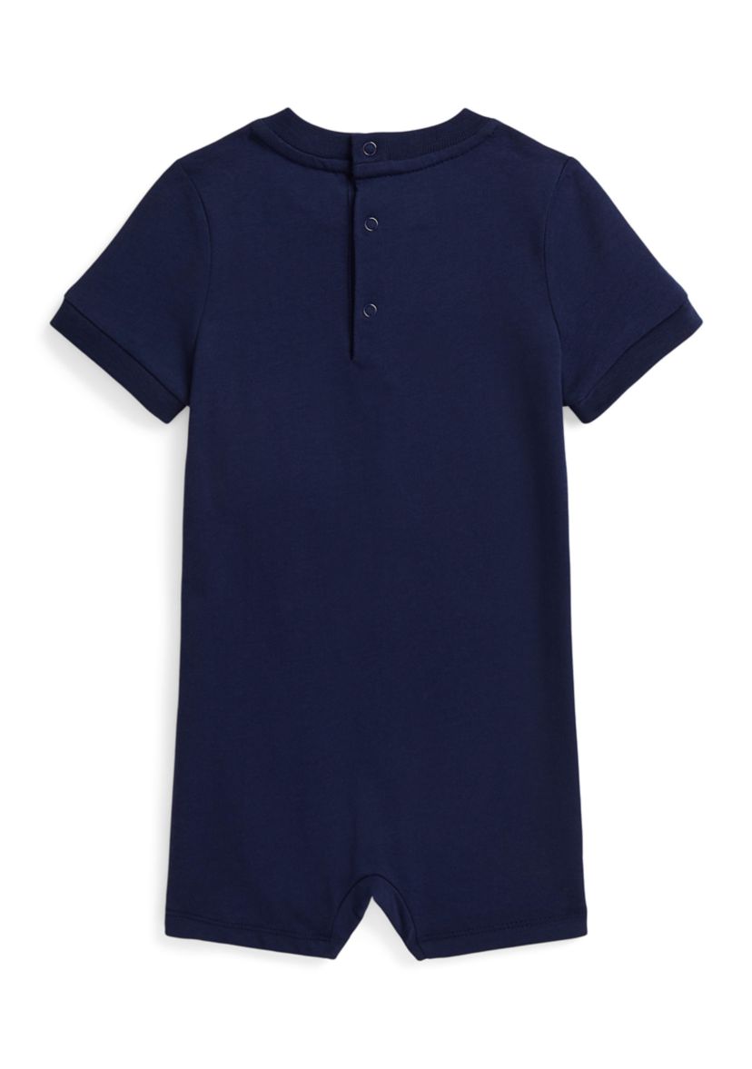 Baby Boys Polo Bear Cotton Jersey Shortall