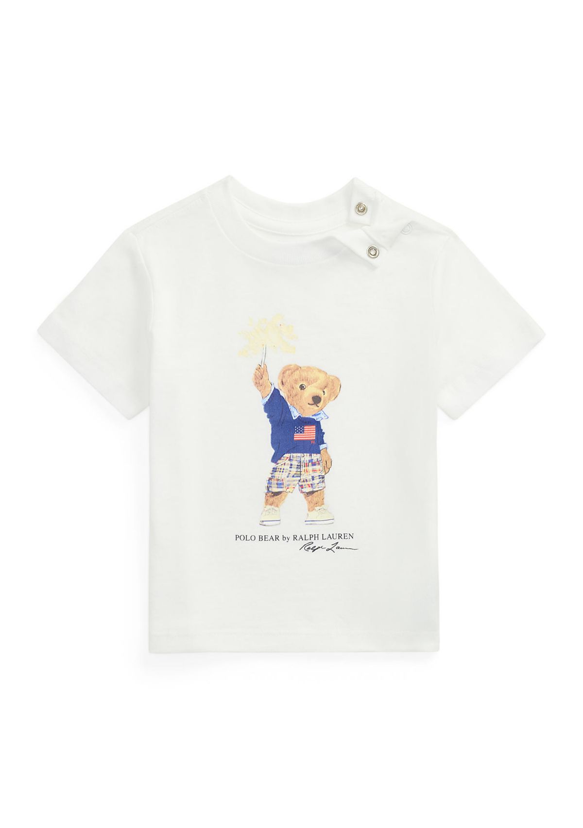 Baby Boys Polo Bear Cotton Jersey Tee
