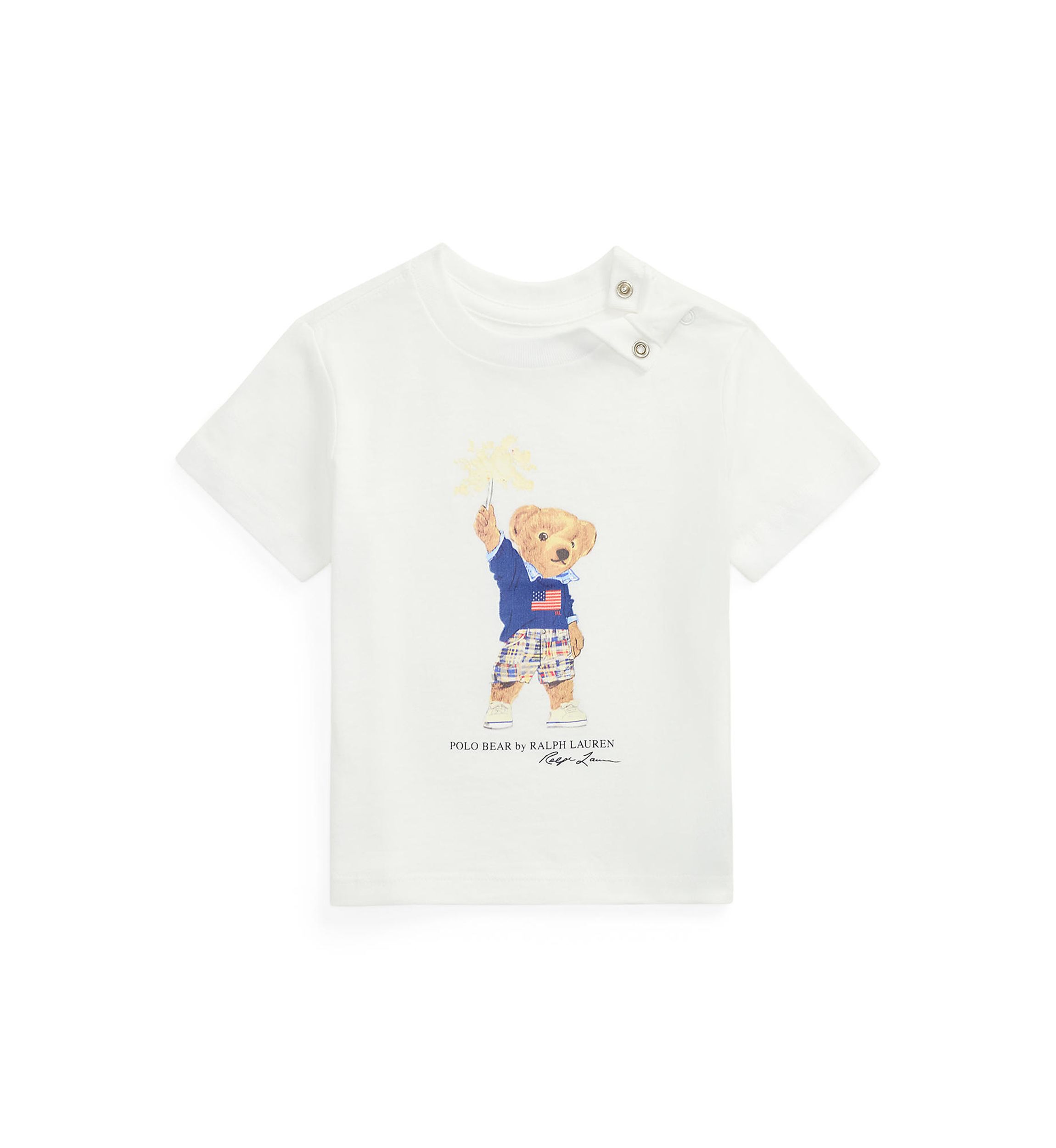 Baby Boys Polo Bear Cotton Jersey Tee