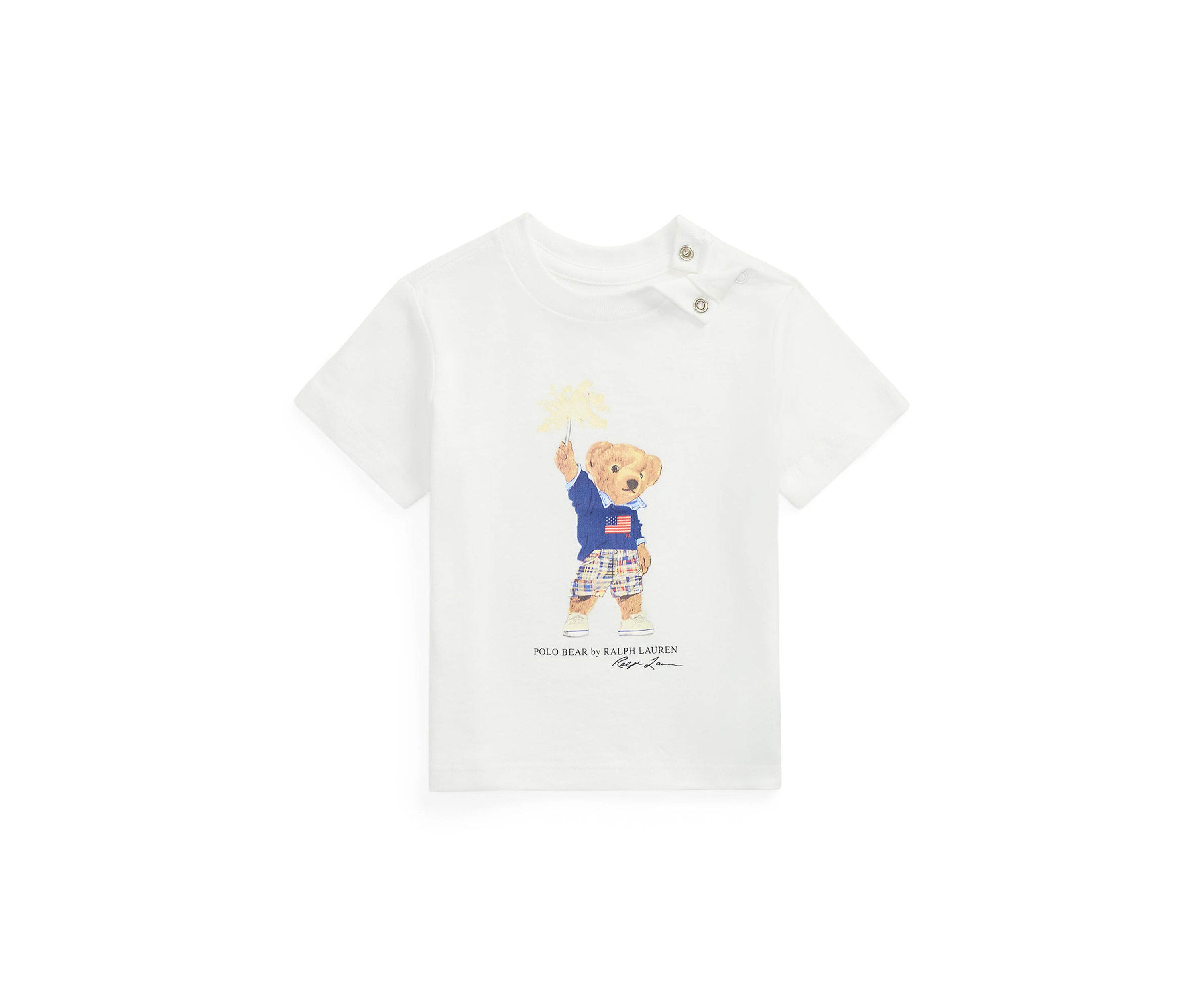 Baby Boys Polo Bear Cotton Jersey Tee