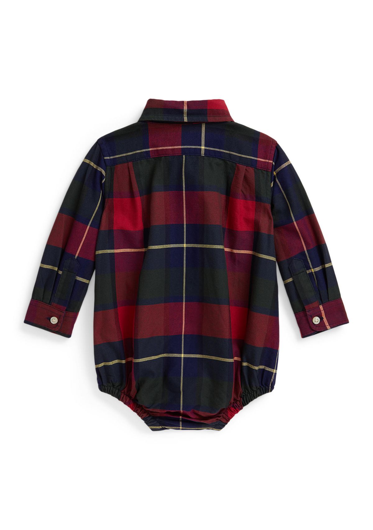 Baby Boys Plaid Cotton Oxford Bodysuit