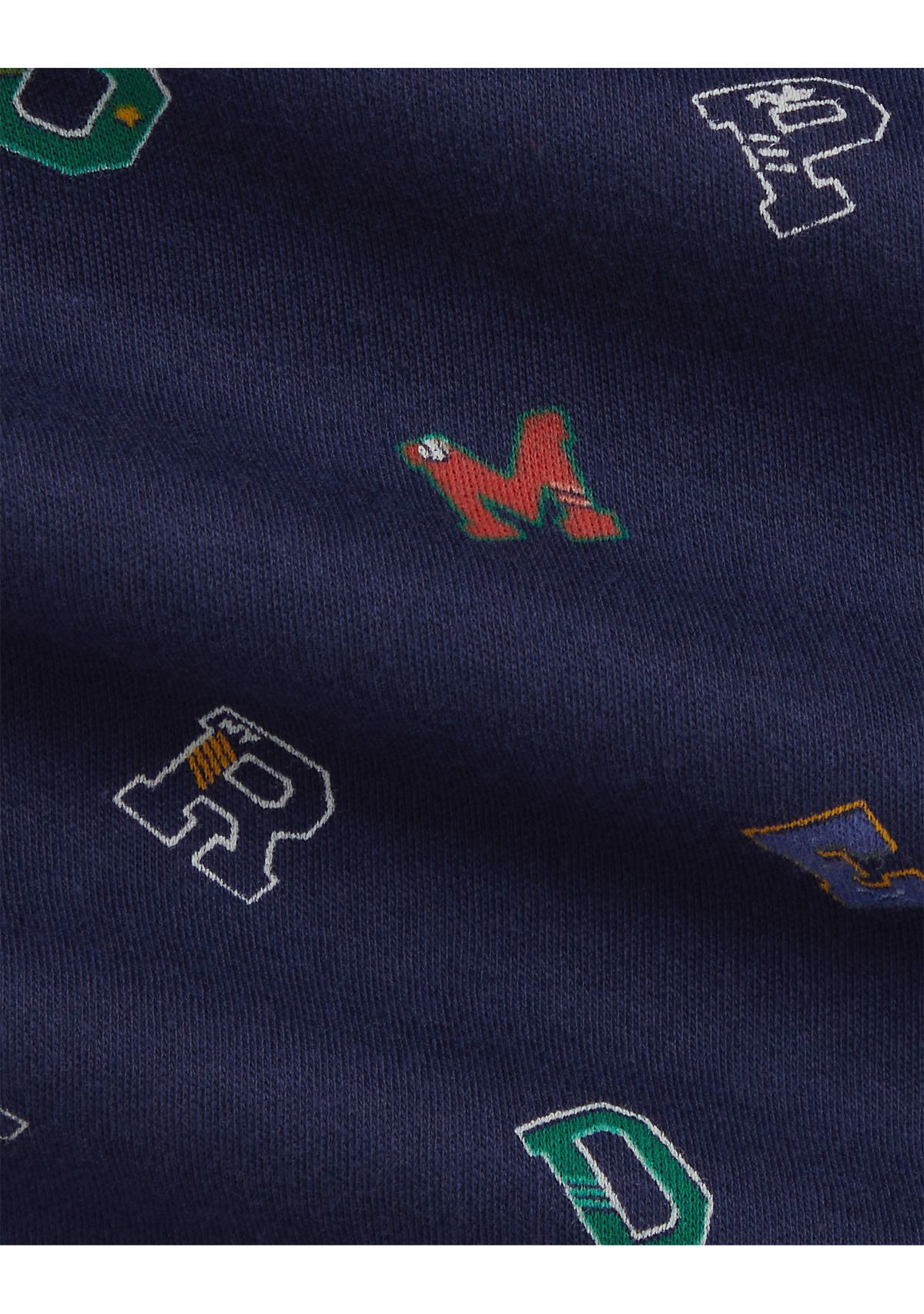 Baby Boys Alphabet Cotton Bodysuit & Pant Set