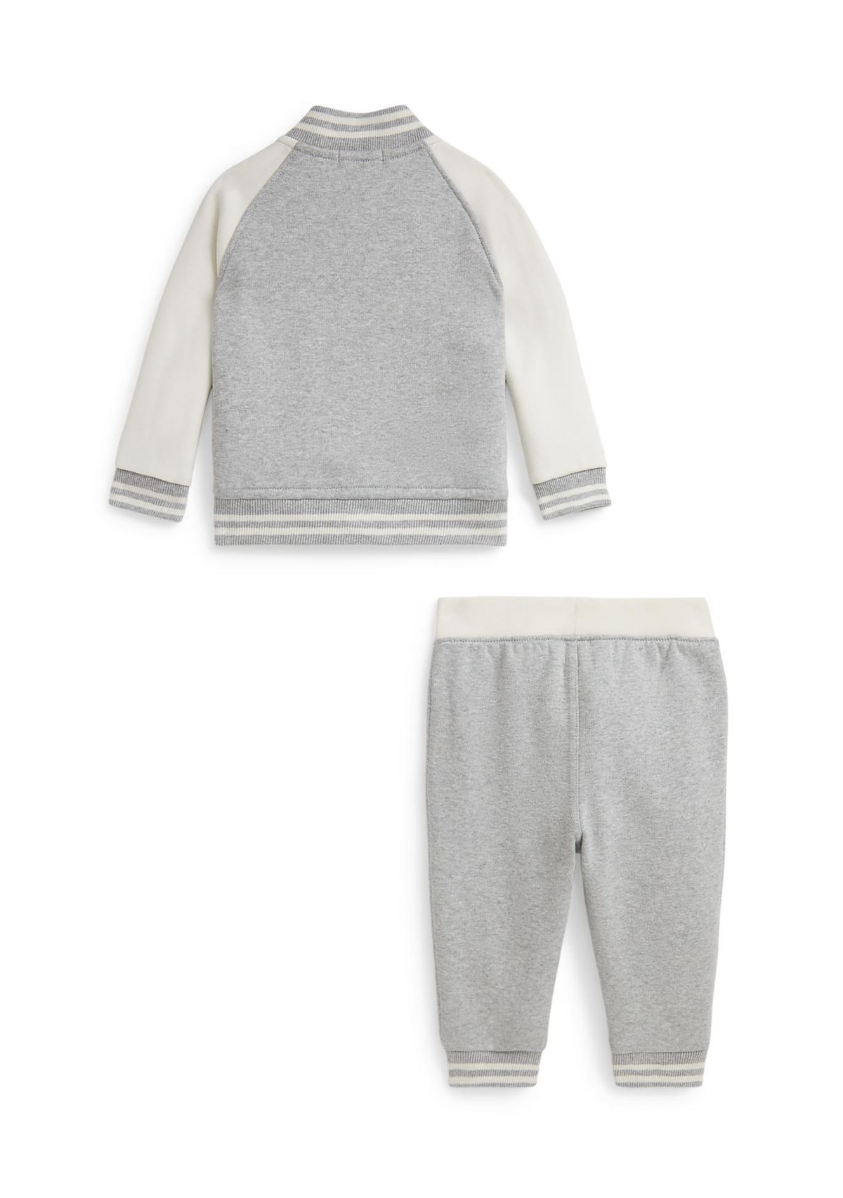 Baby Boys Fleece Baseball Jacket & Jogger Pants Set