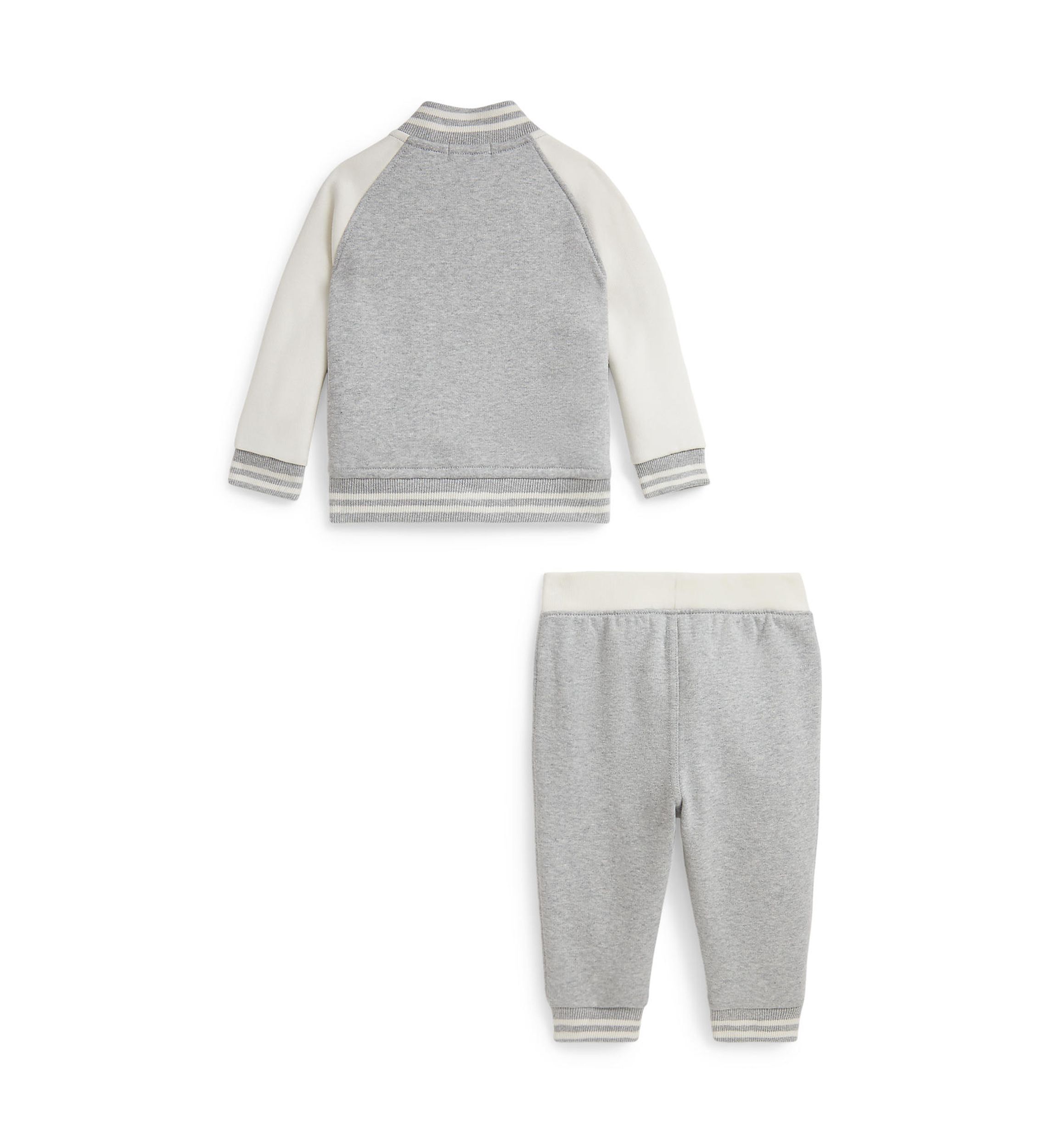 Baby Boys Fleece Baseball Jacket & Jogger Pants Set
