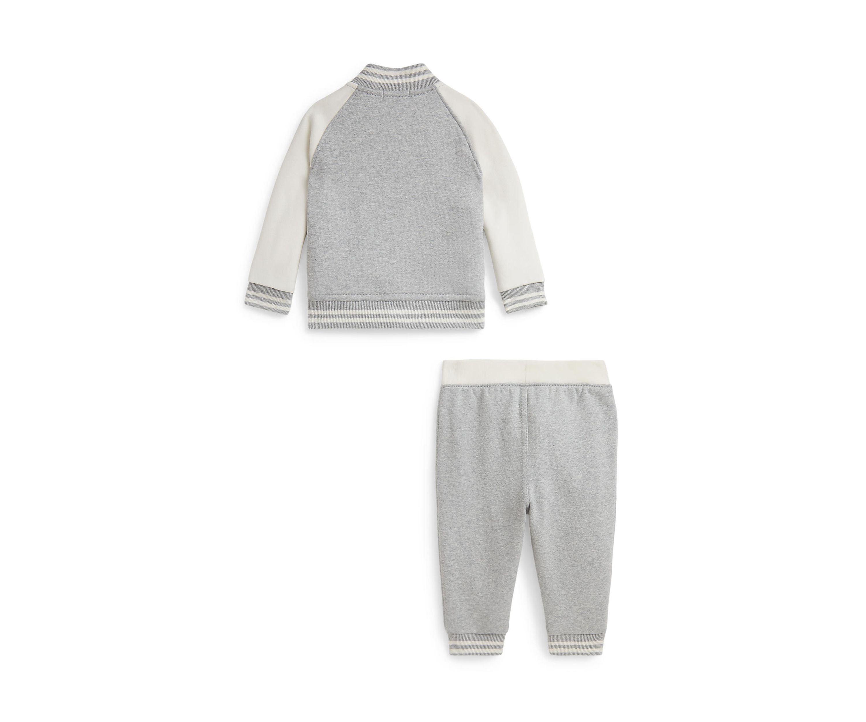 Baby Boys Fleece Baseball Jacket & Jogger Pants Set