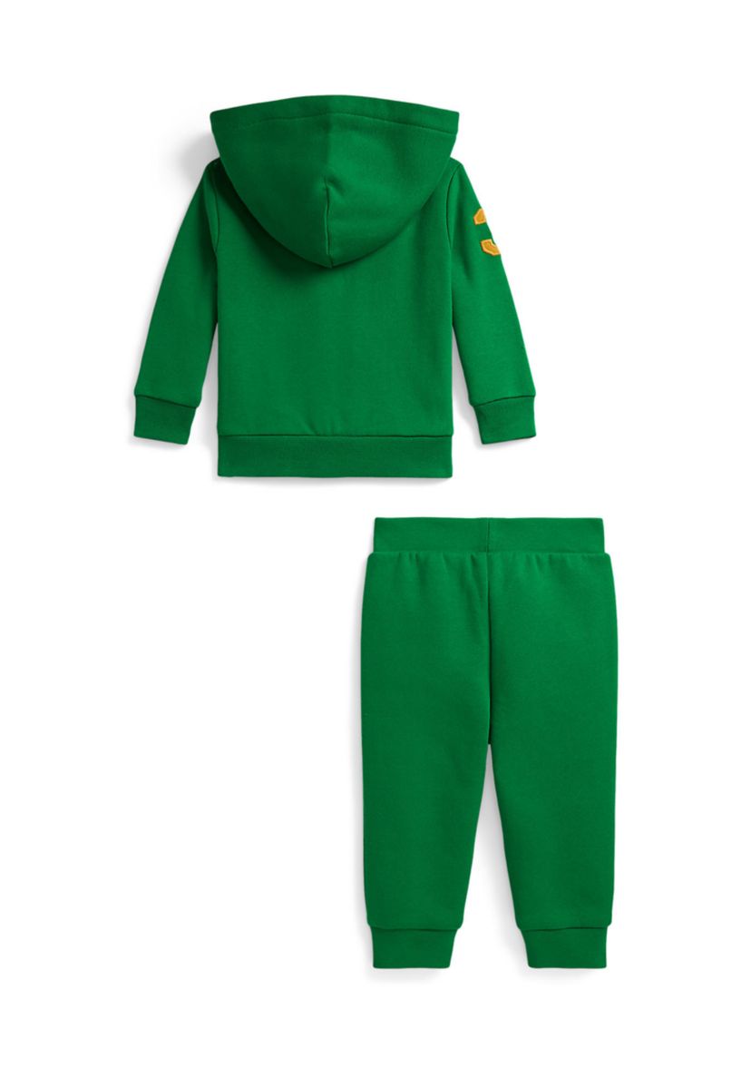 Baby Boys Big Pony Fleece Hoodie & Jogger Pant Set